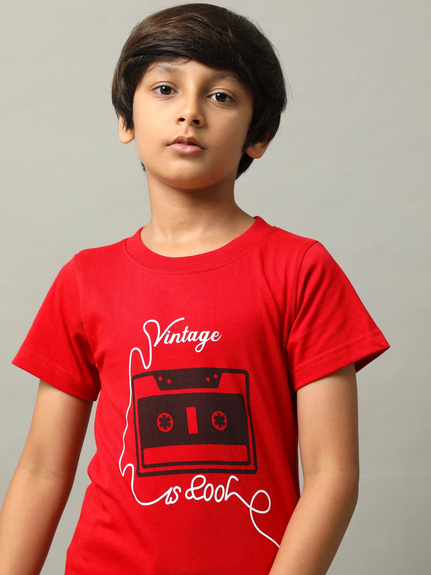 BOYS PRINTED COTTON T-SHIRT