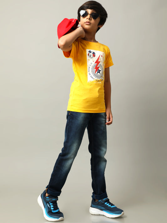 BOYS PRINTED COTTON T-SHIRT
