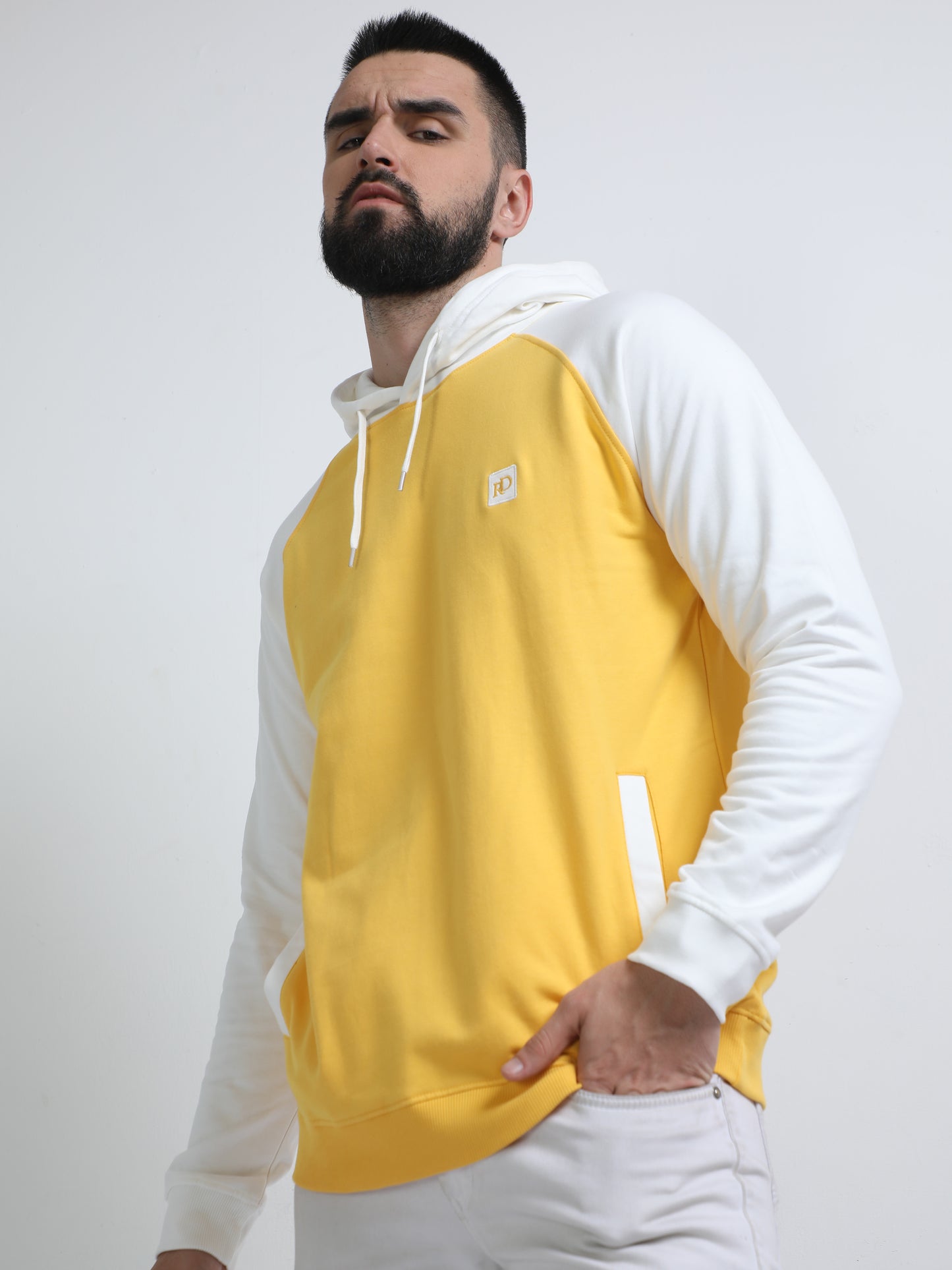 HOODED PULL OVER SWEATSHIRT