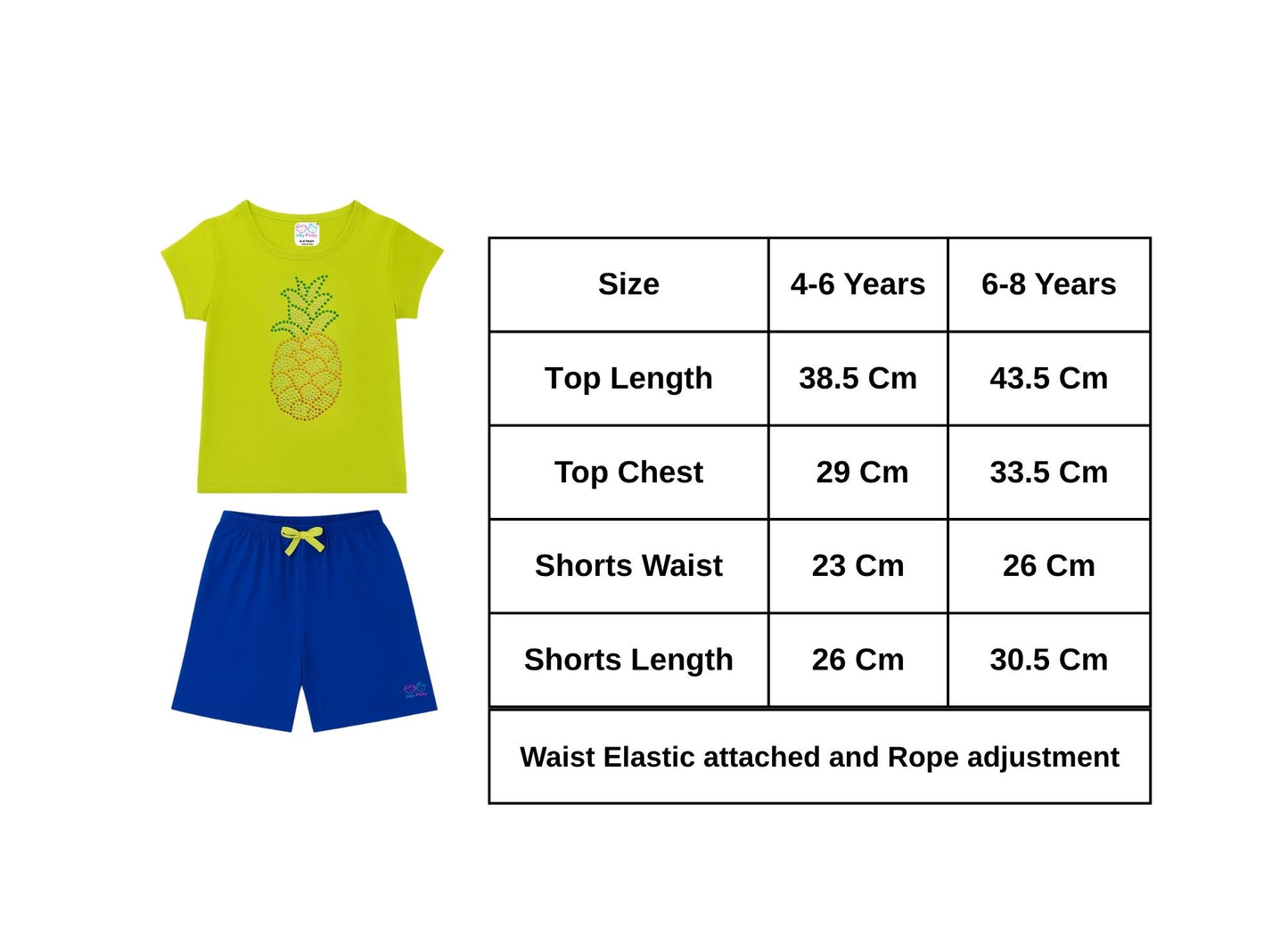 Girls T Shirt and shorts set IP18