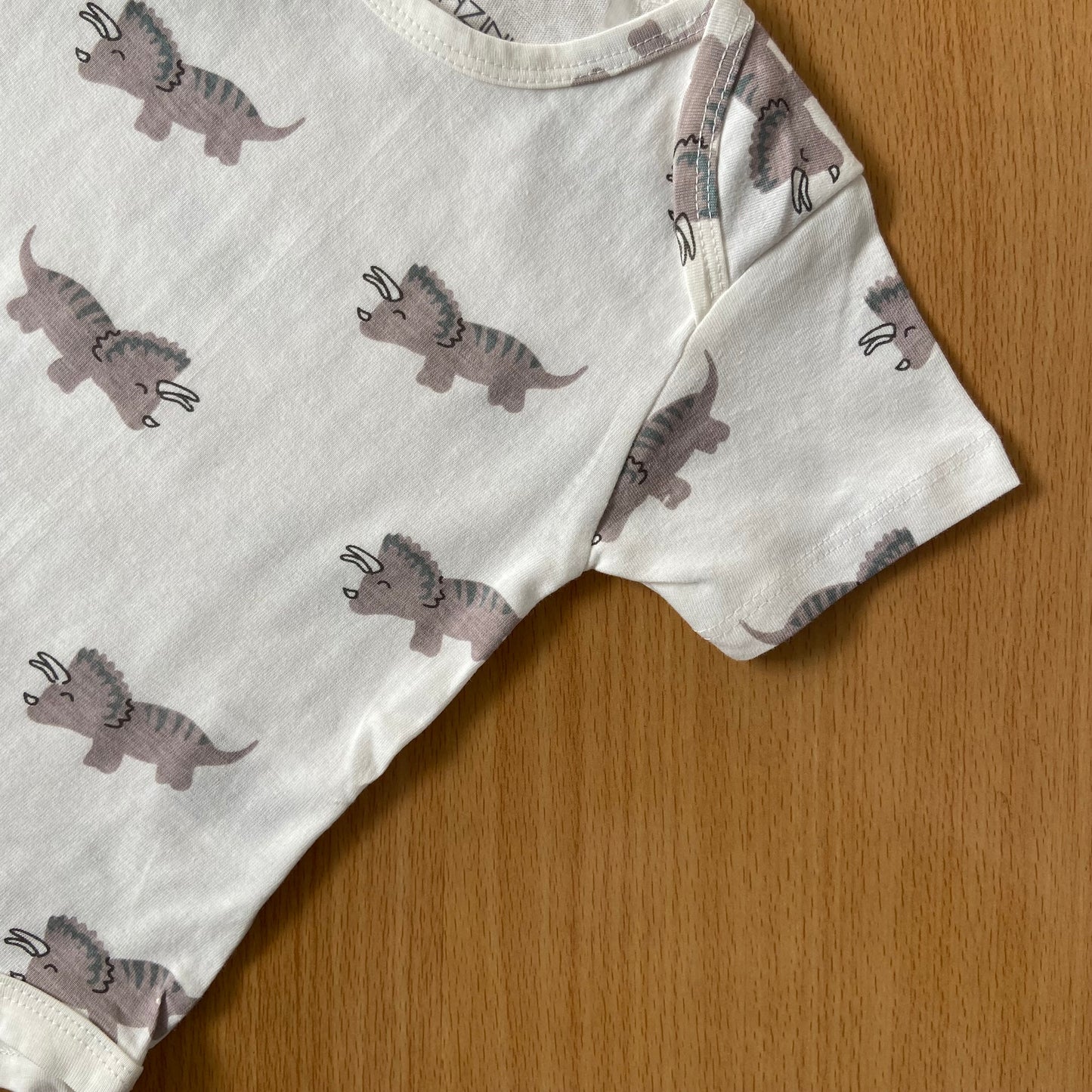 Organic Cotton Unisex Infant Romper with Cute Prints – Half Sleeve IP14
