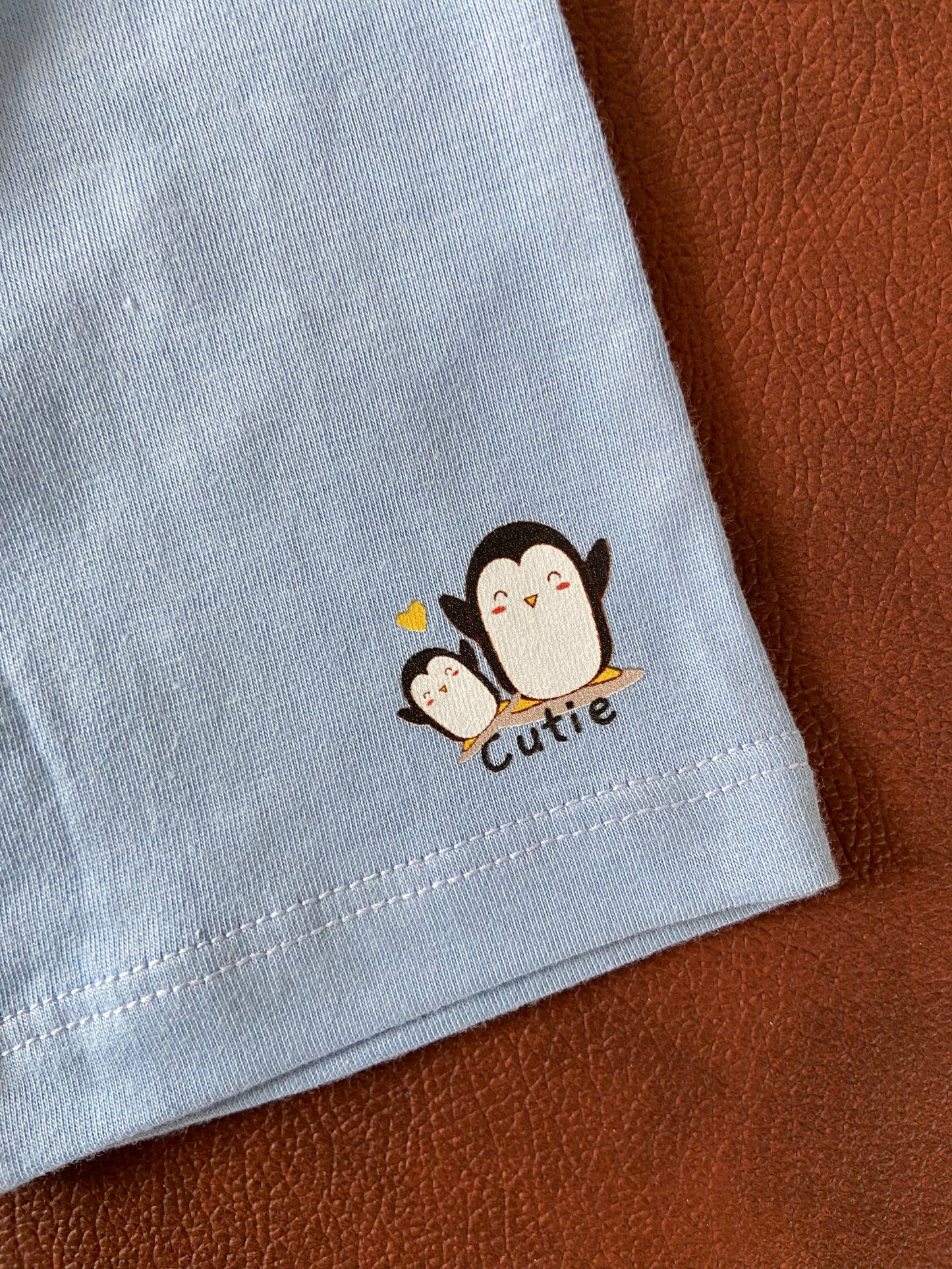 Cotton Printed Sleeveless Jhabla & Shorts Set - IP16