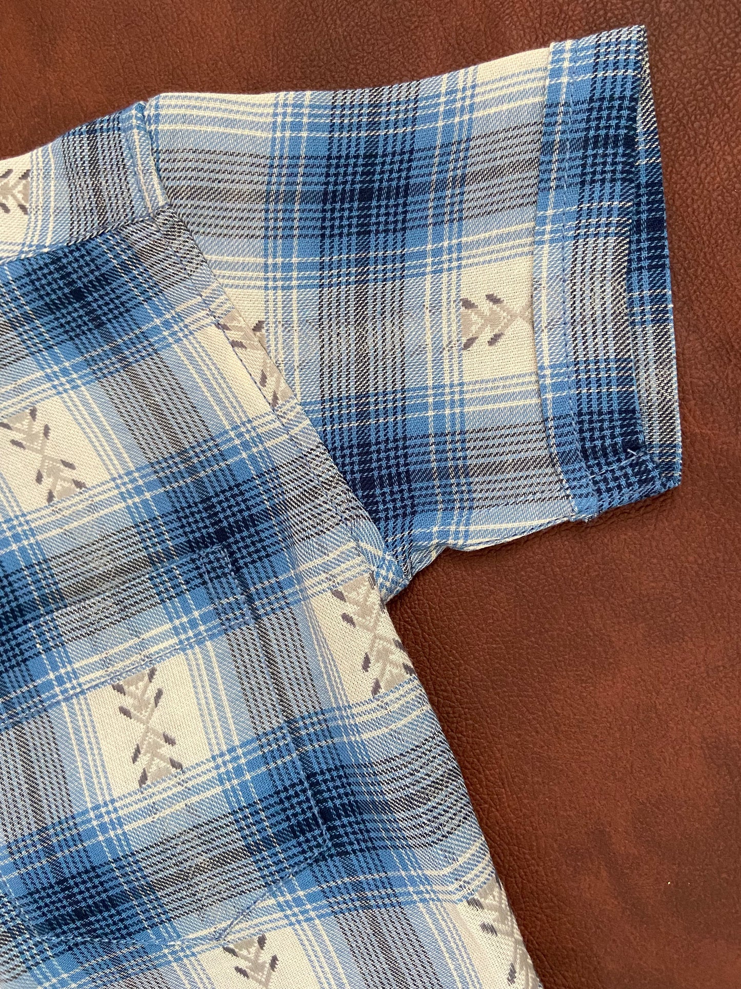 Unisex Kids Cotton Half Sleeve Woven Shirt IP15