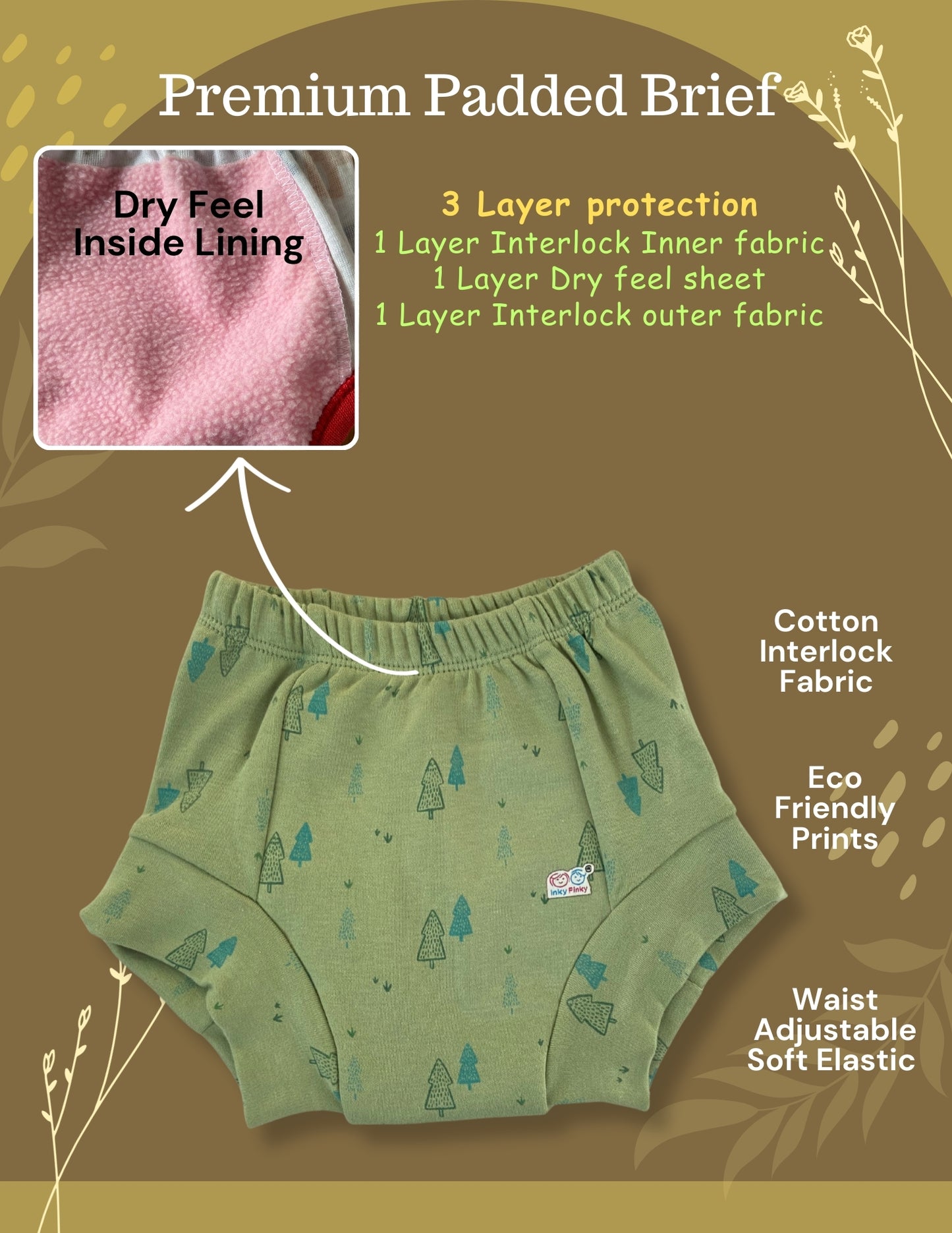 Unisex Padded Brief / Underwear IP25