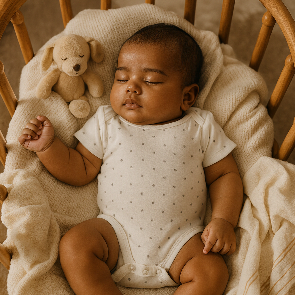 Organic Cotton Unisex Infant Romper with Cute Prints – Half Sleeve IP14