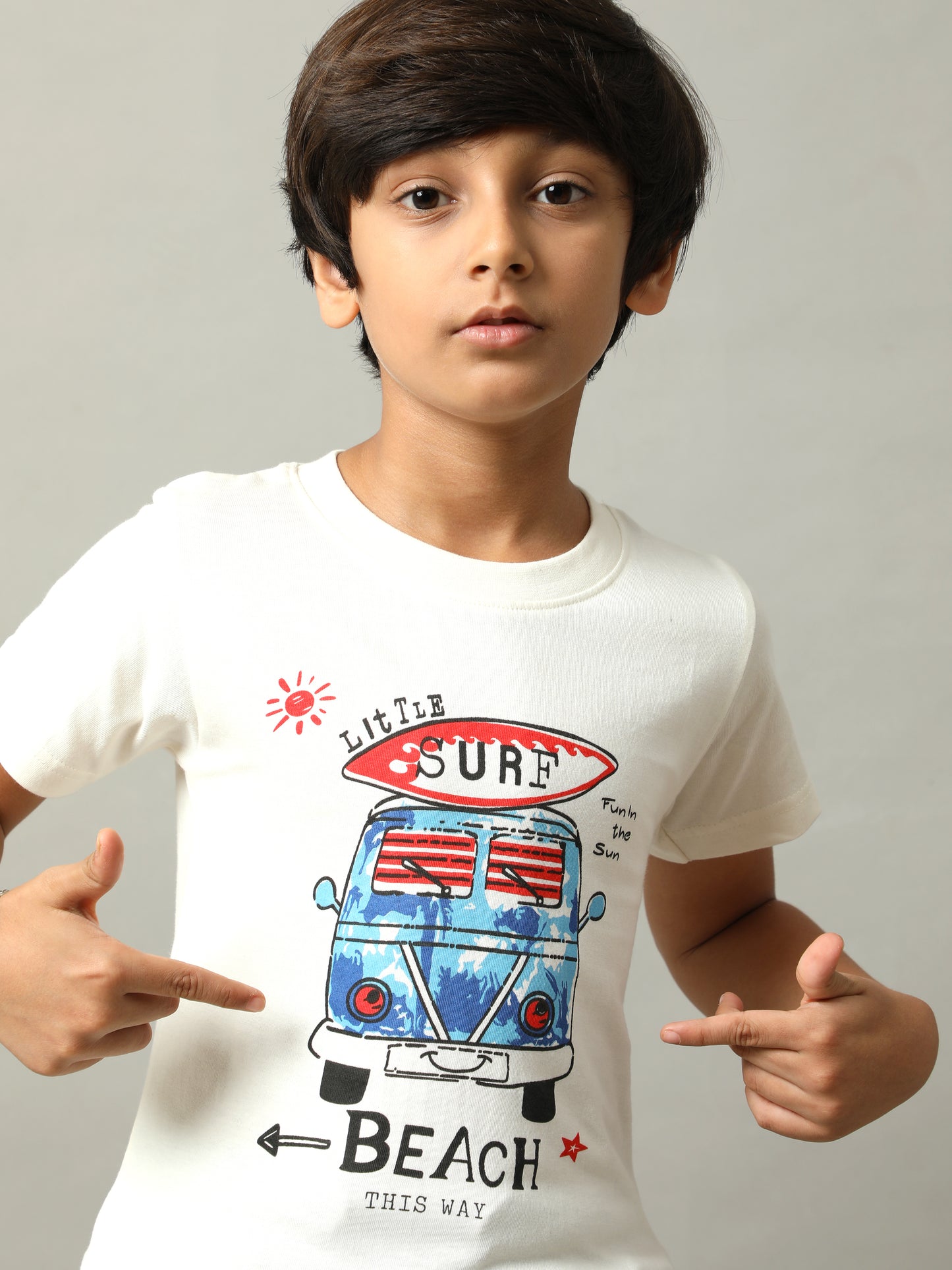 BOYS PRINTED COTTON T-SHIRT