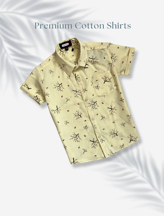 Premium Kids Cotton Printed Shirts