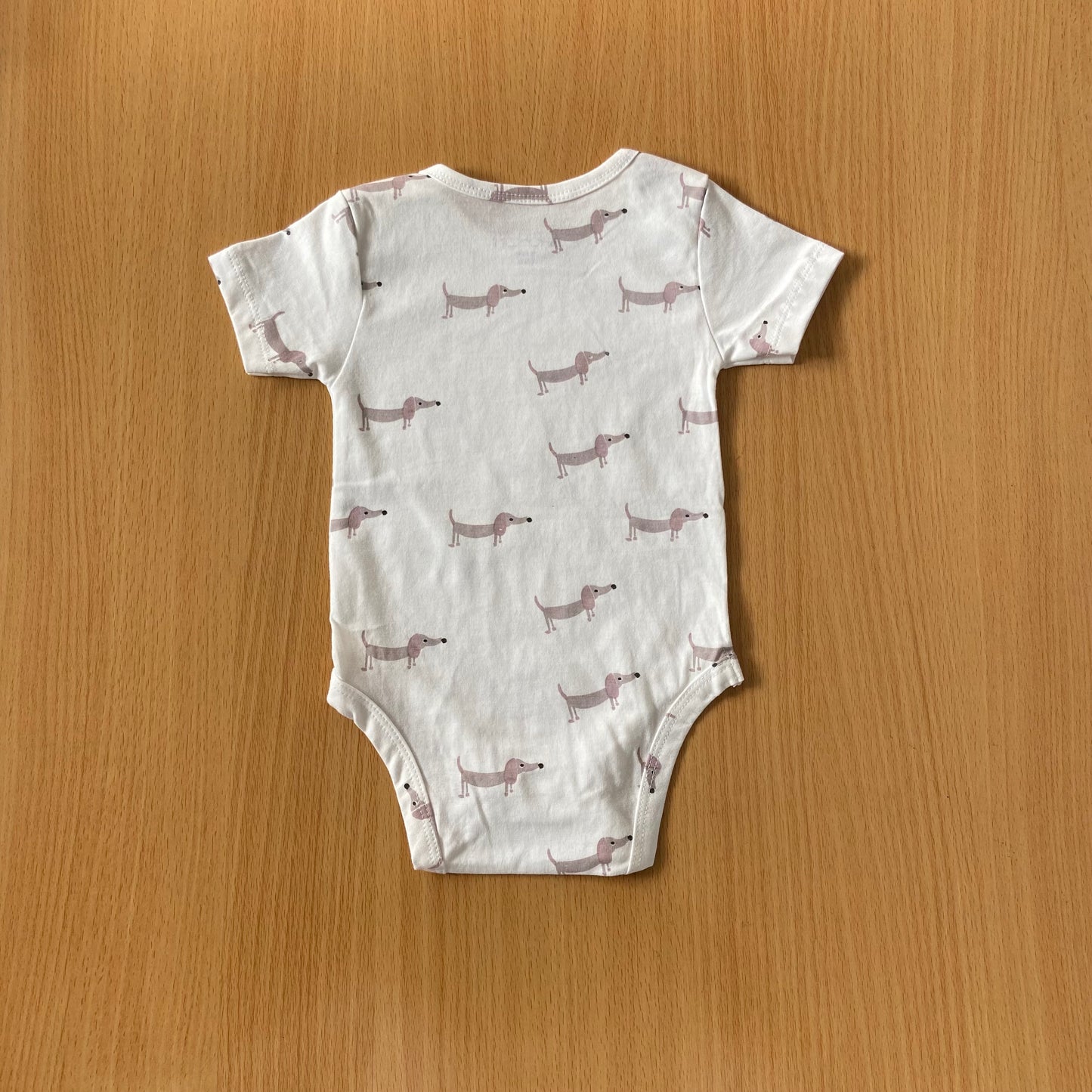 Organic Cotton Unisex Infant Romper with Cute Prints – Half Sleeve IP14