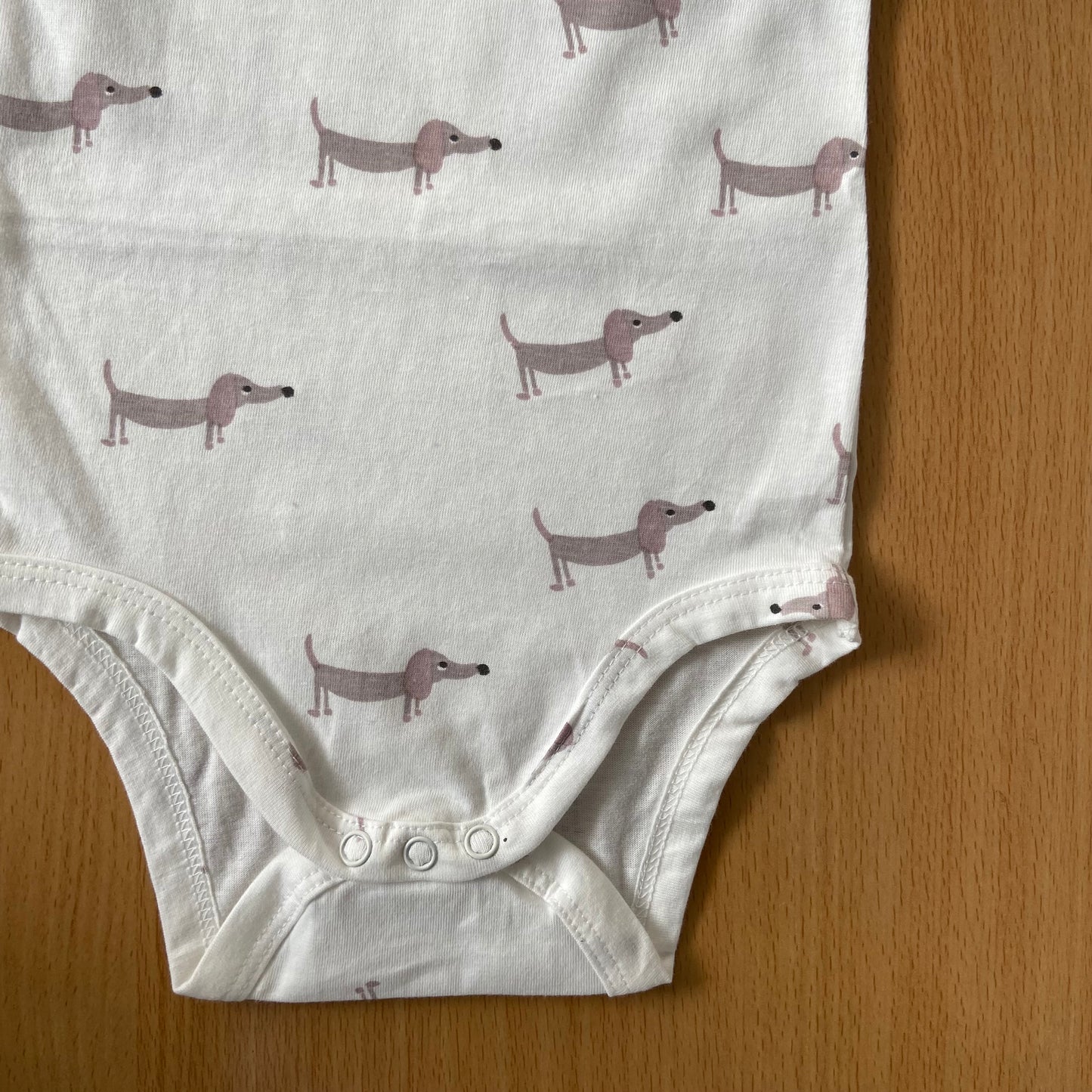 Organic Cotton Unisex Infant Romper with Cute Prints – Half Sleeve IP14