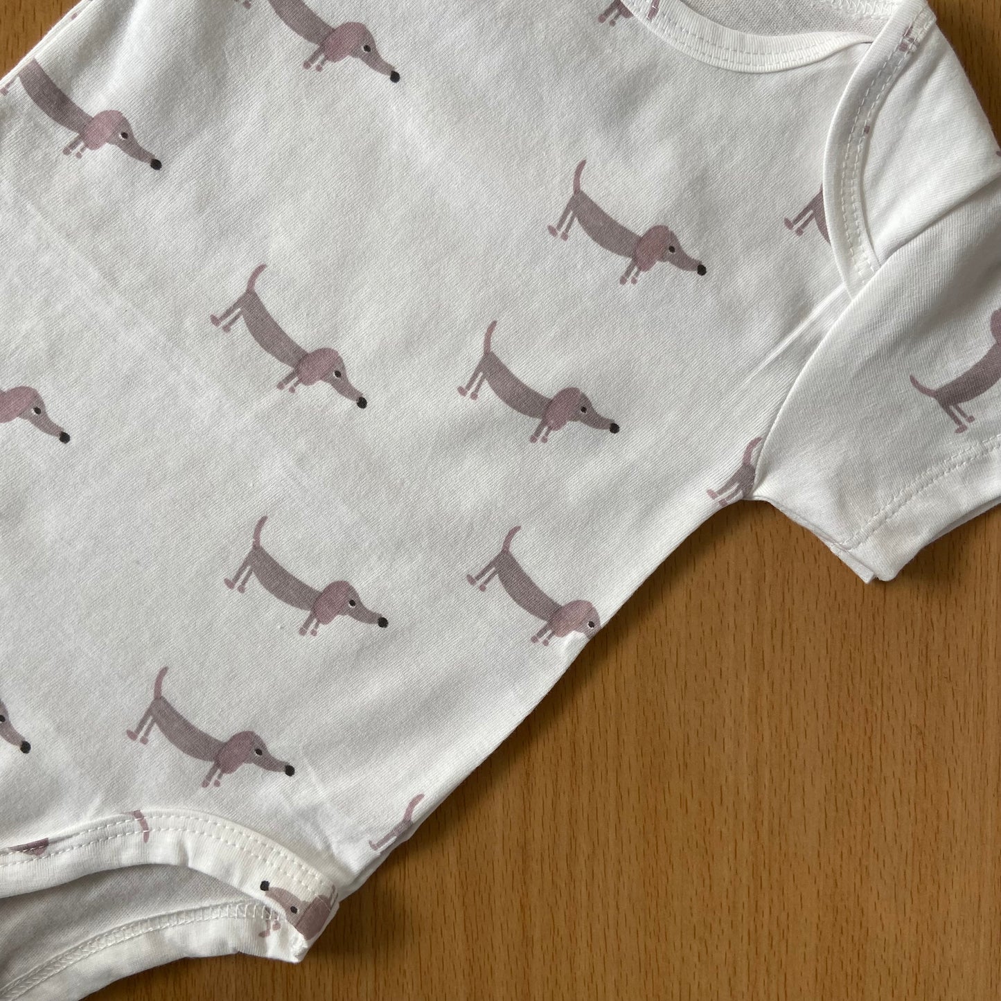 Organic Cotton Unisex Infant Romper with Cute Prints – Half Sleeve IP14