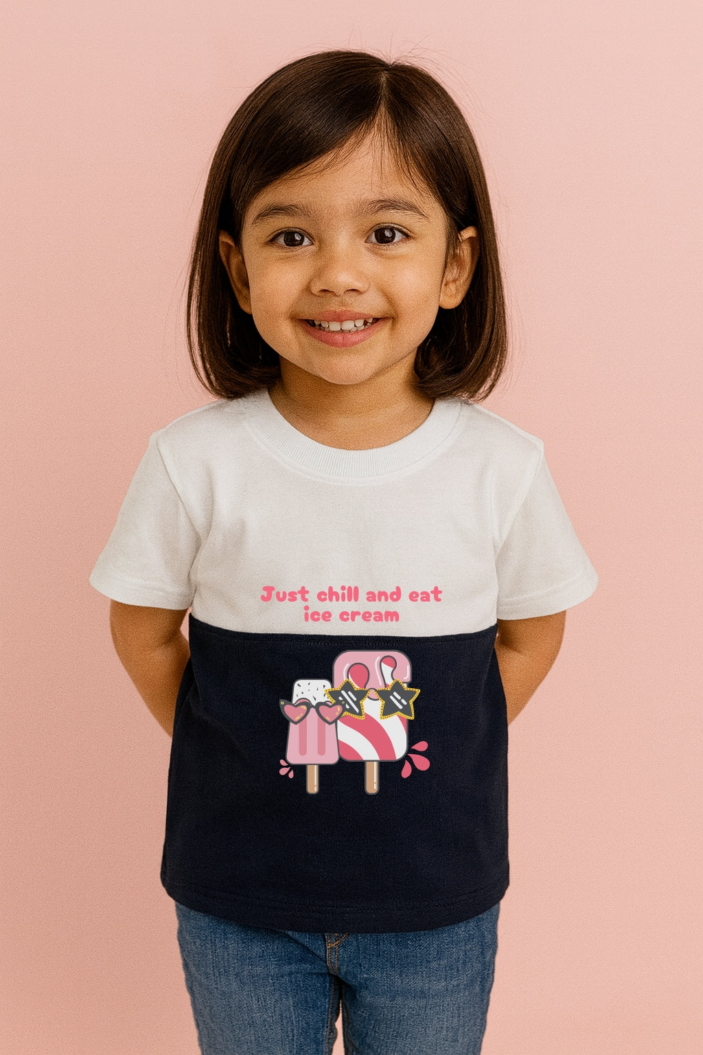Girls Over Sized Cut & Sewn T-Shirt IP24