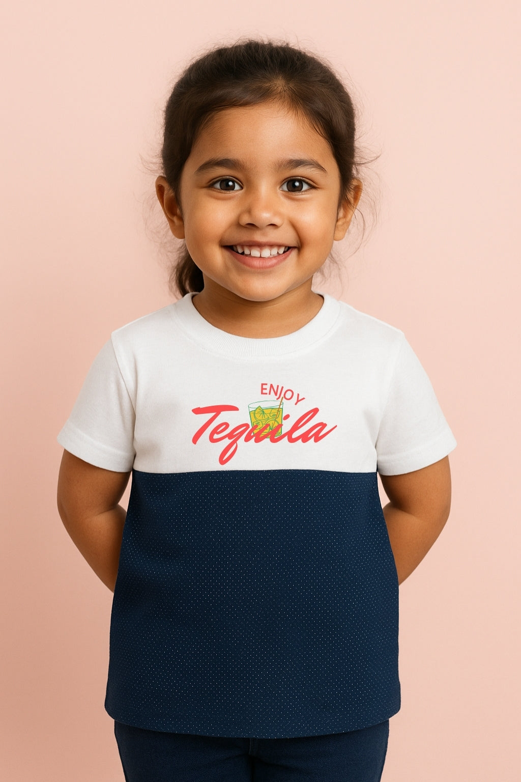 Girls Over Sized Cut & Sewn T-Shirt IP24