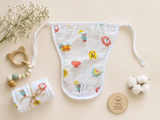 Organic Cotton Muslin 2 Layered Unisex Nappies IP28
