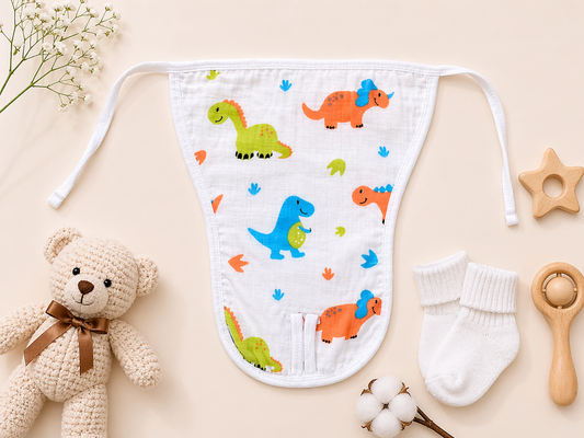 Organic Cotton Muslin 2 Layered Unisex Nappies IP28