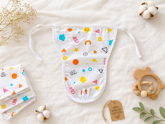 Organic Cotton Muslin 2 Layered Unisex Nappies IP28