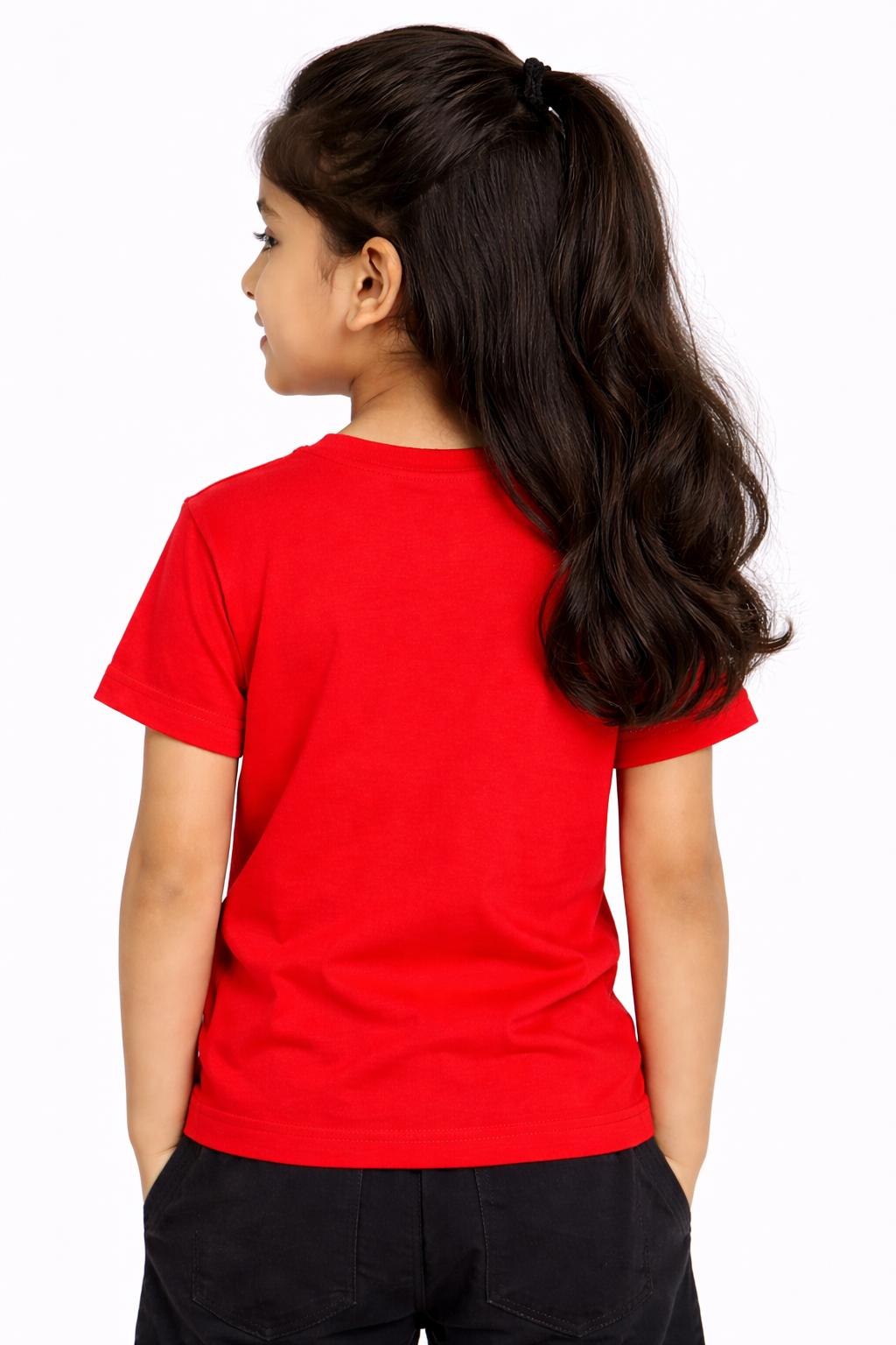 Girls Racing Cotton T Shirt