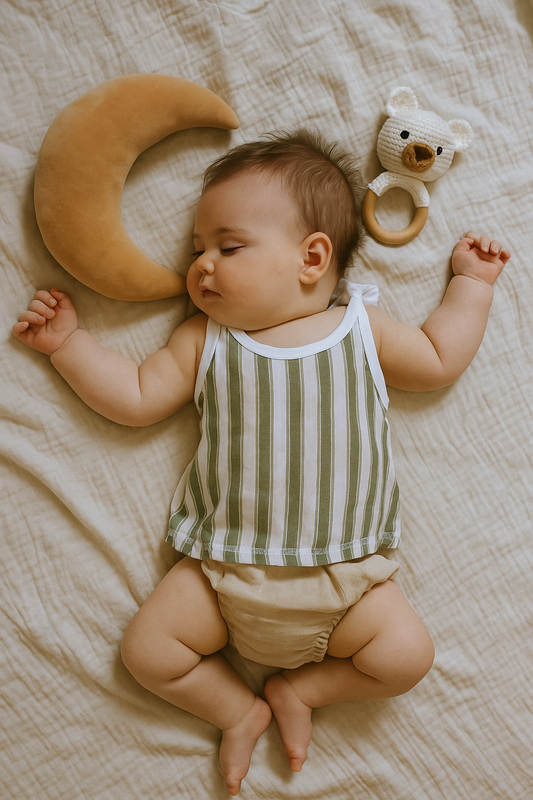 Organic Cotton Muslin Unisex Knot Jhabla IP21