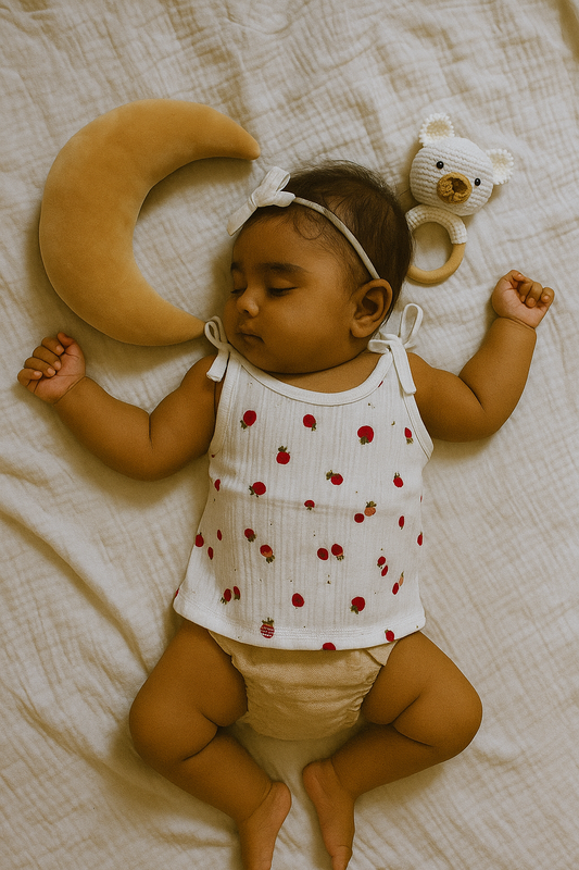 Organic Cotton Muslin Unisex Knot Jhabla IP21