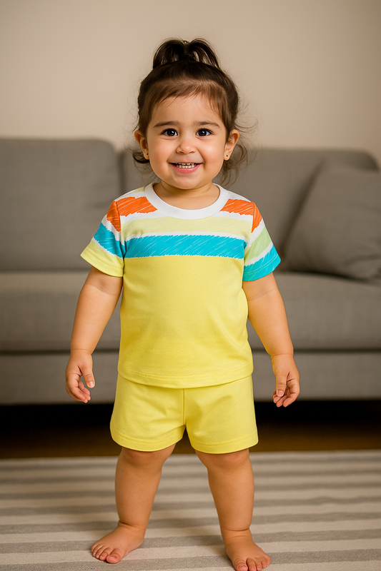 Unisex Cotton T-Shirt with Shorts Set combo IP20
