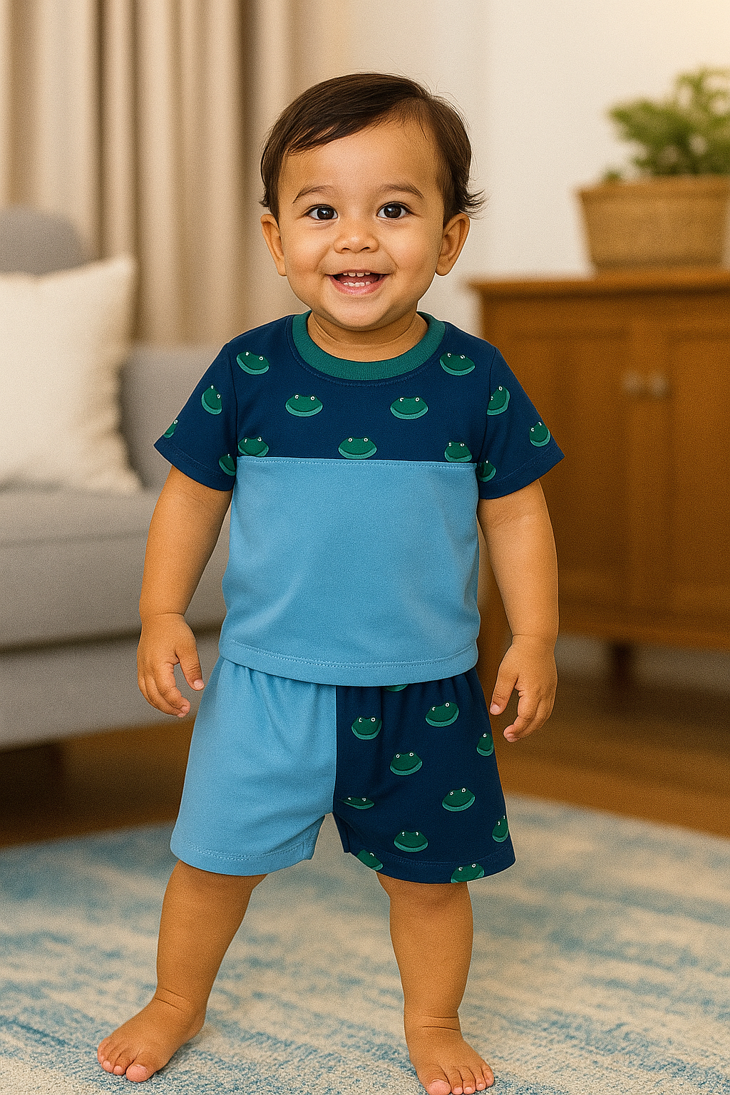 Unisex Cotton T-Shirt with Shorts Set combo IP20