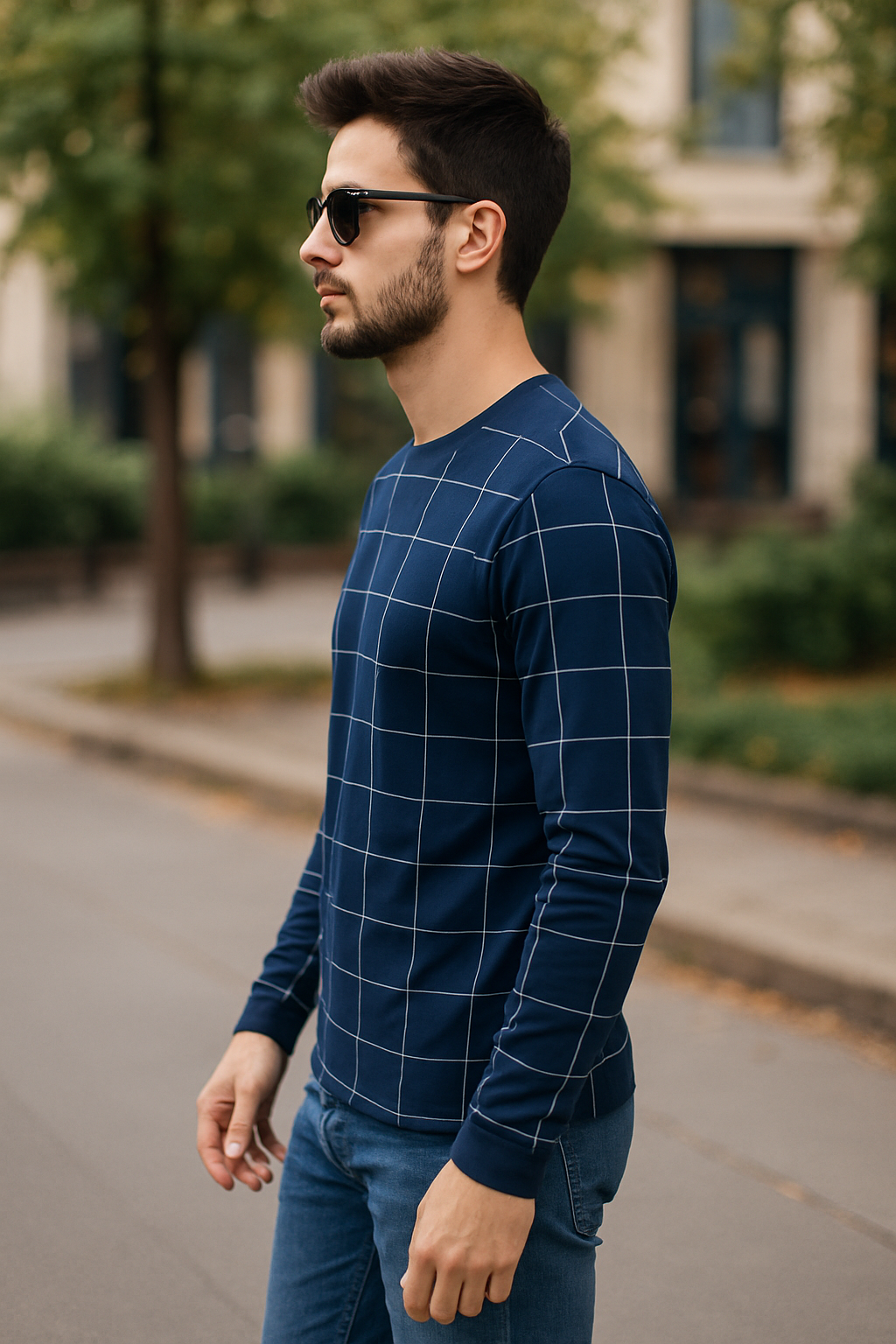 Mens All over printed Trendy Full Sleeve T-Shirt IP19