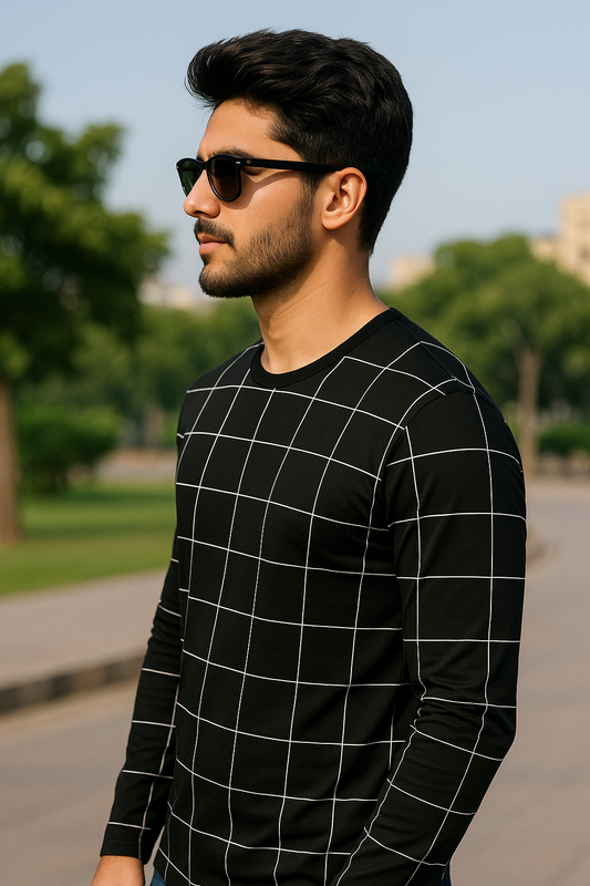 Mens All over printed Trendy Full Sleeve T-Shirt IP19