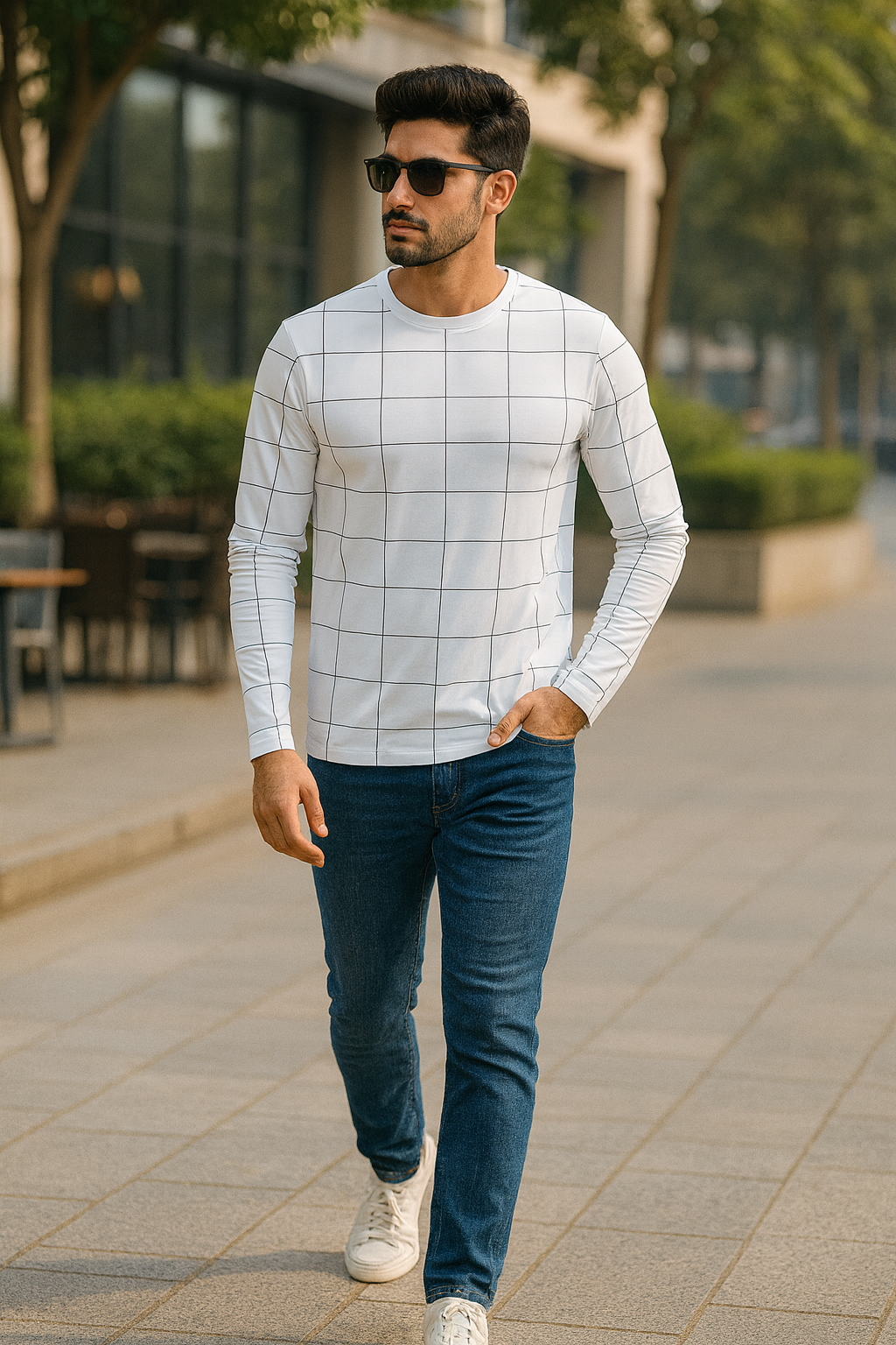 Mens All over printed Trendy Full Sleeve T-Shirt IP19