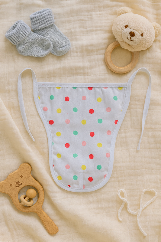 Nappy Organic Cotton Muslin Unisex 2 Layered, Reusable