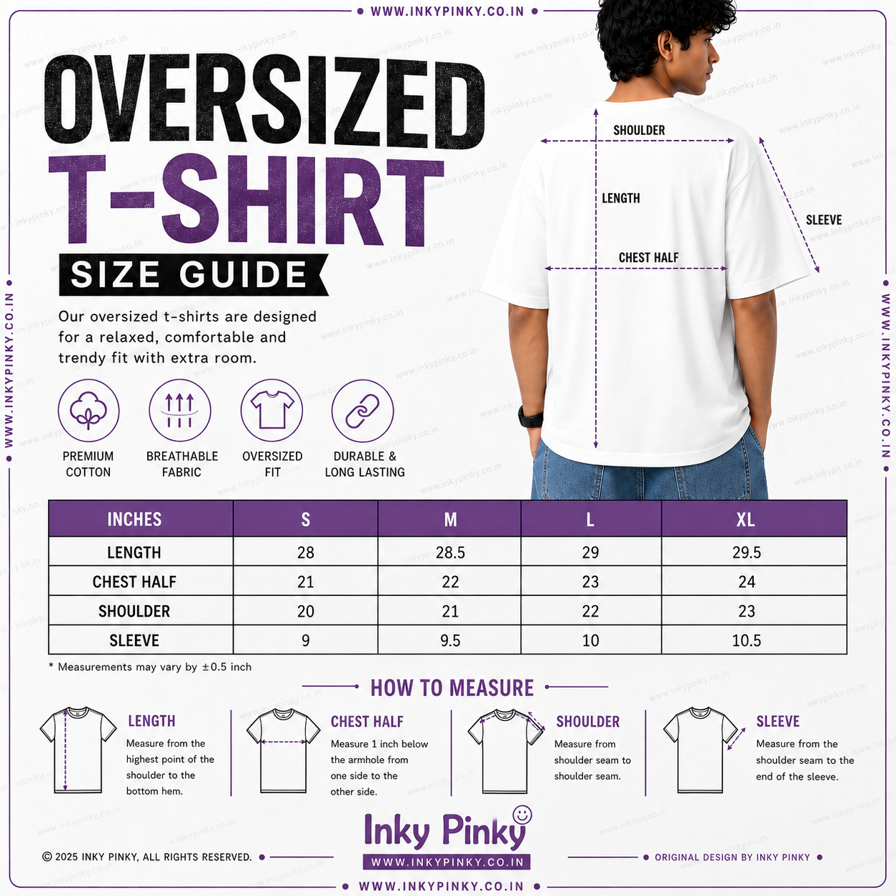 Men's Over Sized T shirt / Drop Shoulder Loud