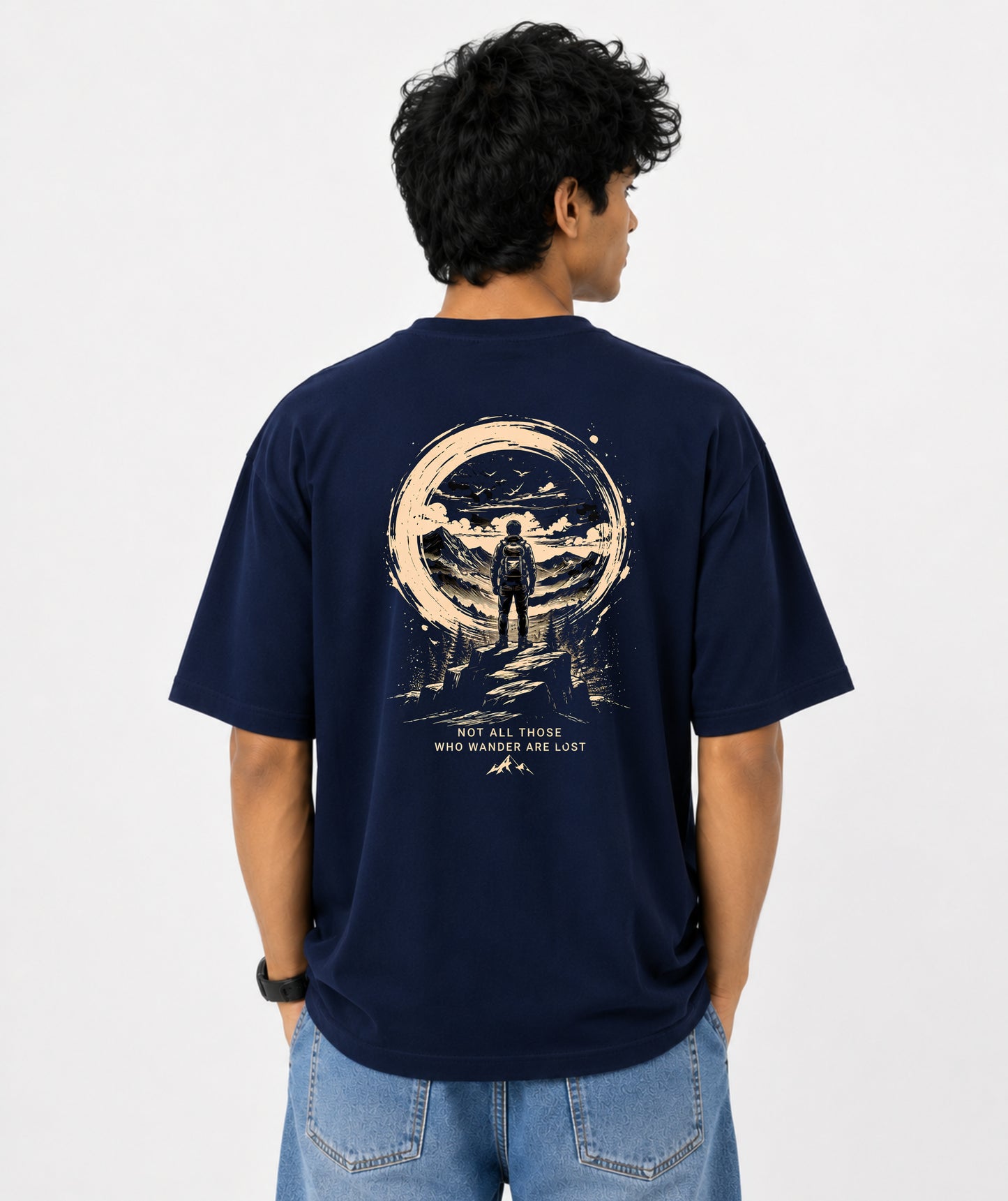 Men's Over Sized / Drop Shoulder T shirt Travel