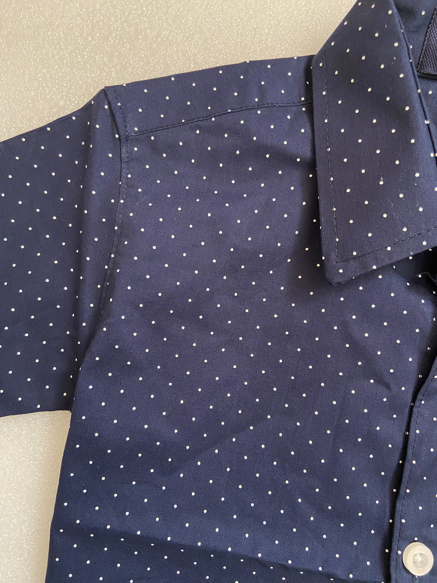 Unisex Kids Cotton Half Sleeve Woven Shirt IP15