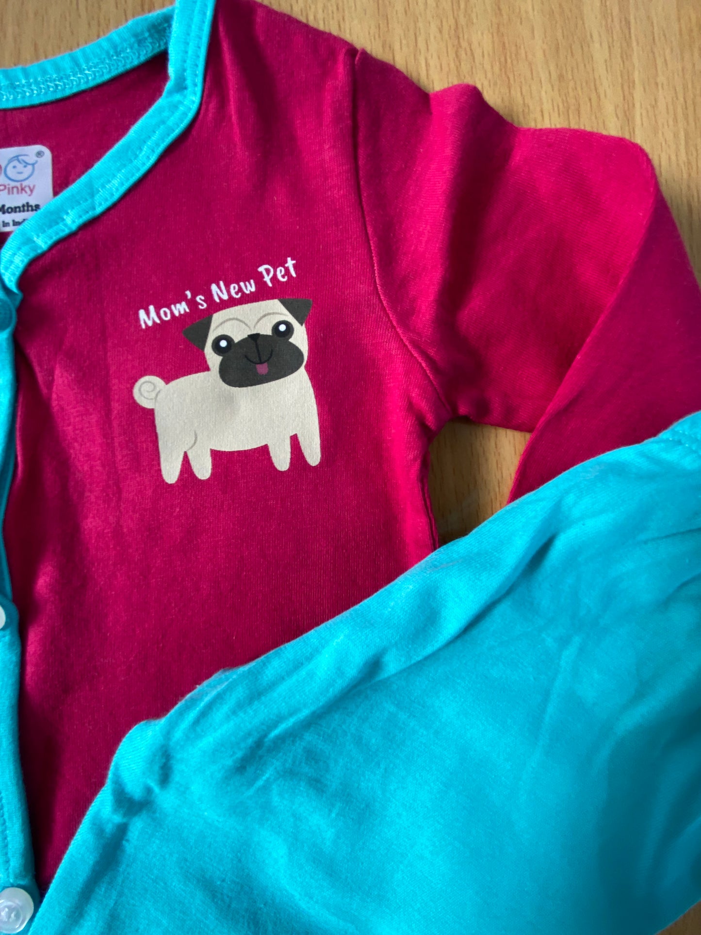 Unisex Printed Cotton Full Sleeve Jhabla + Pant Set IP12