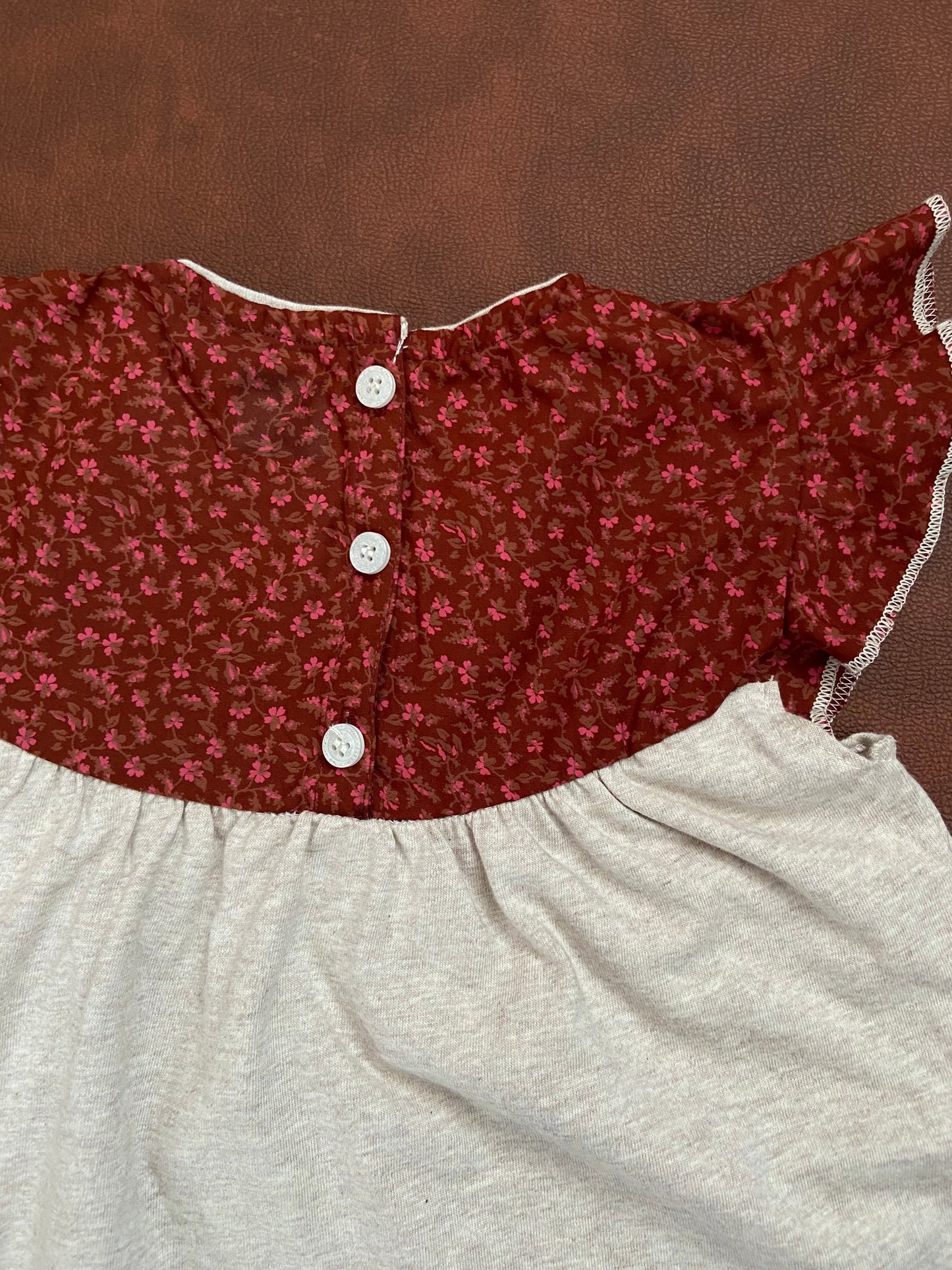 Girls Cotton Trendy Frill Sleeve Frock