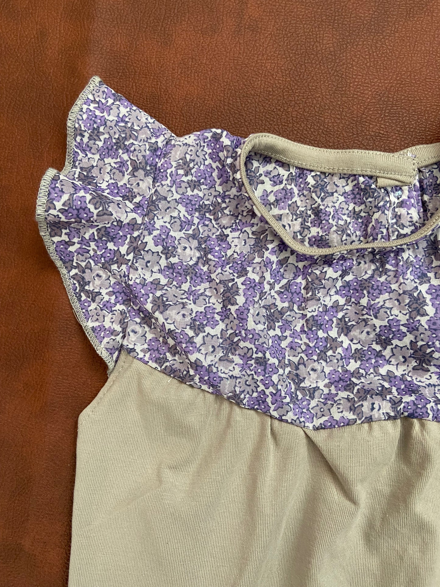 Girls Cotton Trendy Frill Sleeve Frock