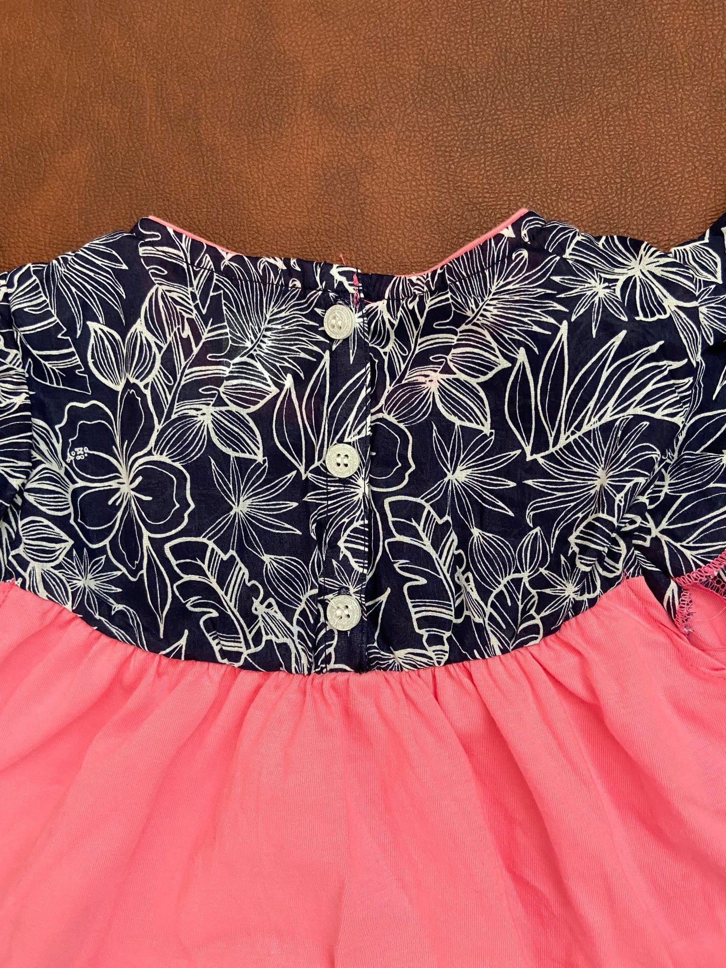 Girls Cotton Trendy Frill Sleeve Frock