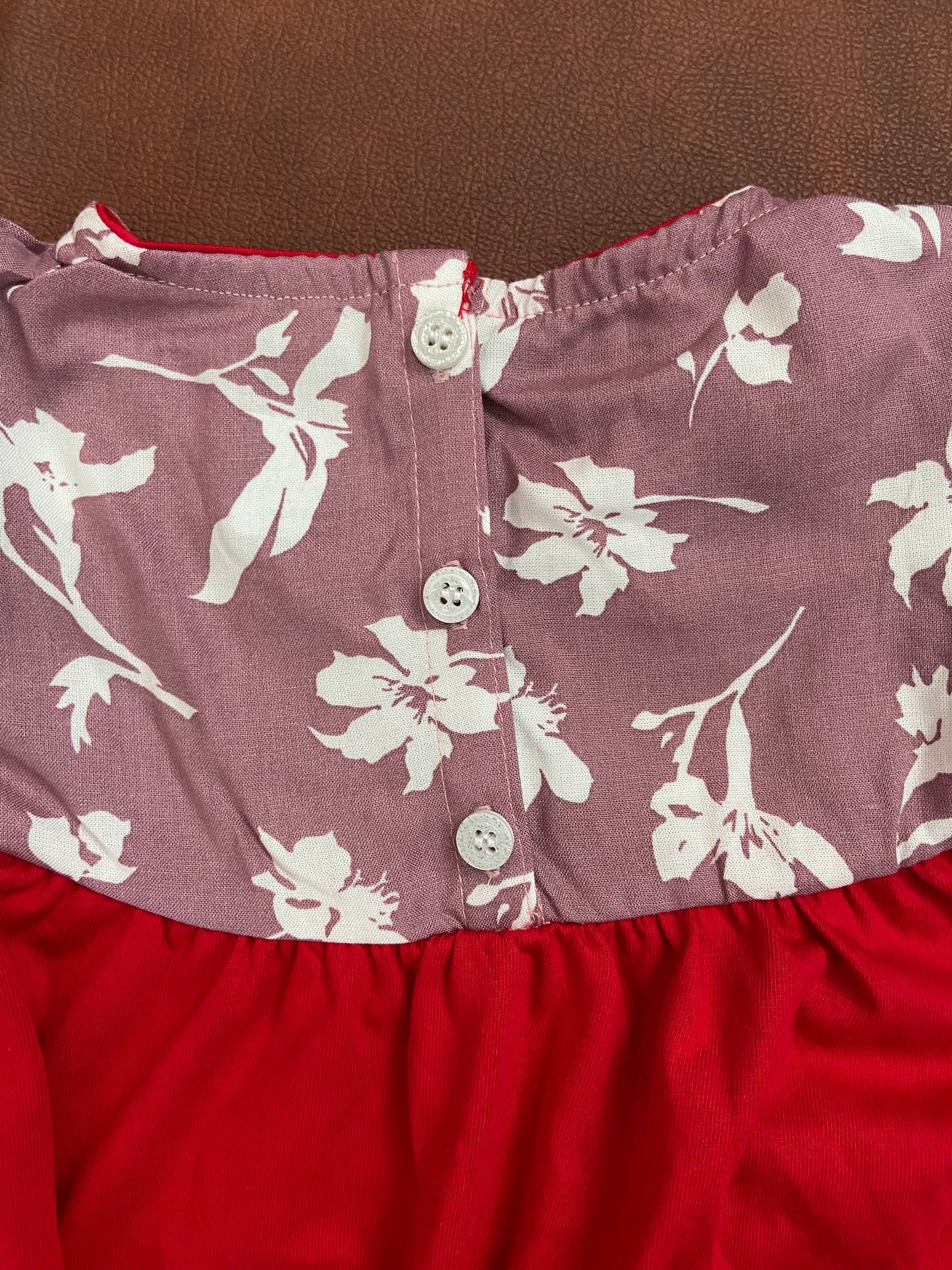 Girls Cotton Trendy Frill Sleeve Frock