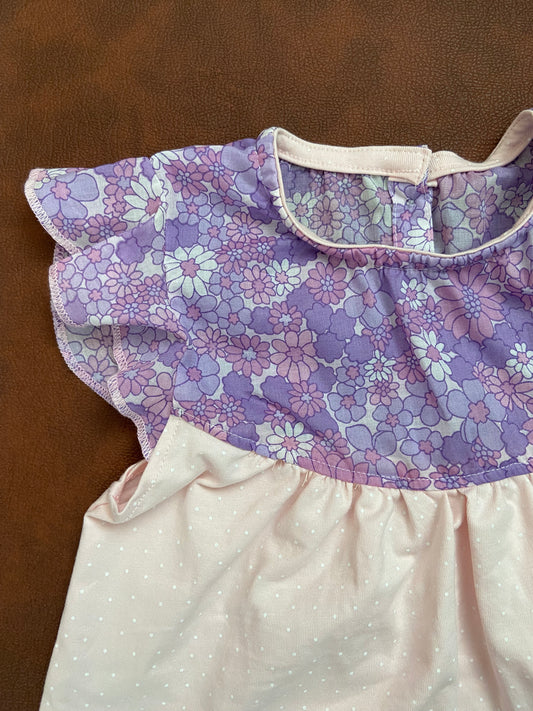 Girls Cotton Trendy Frill Sleeve Frock