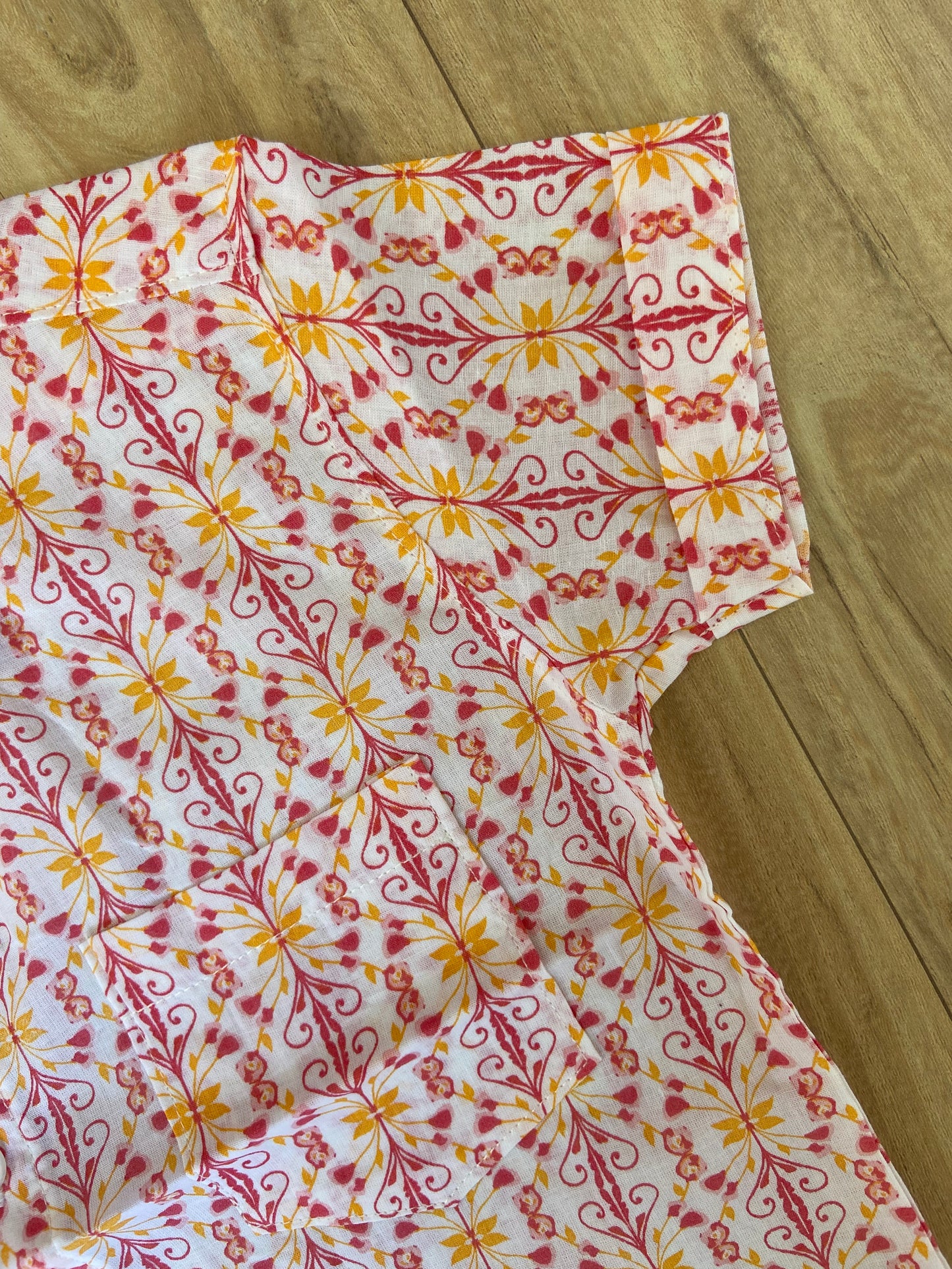 Unisex Kids Cotton Half Sleeve Woven Shirt IP15