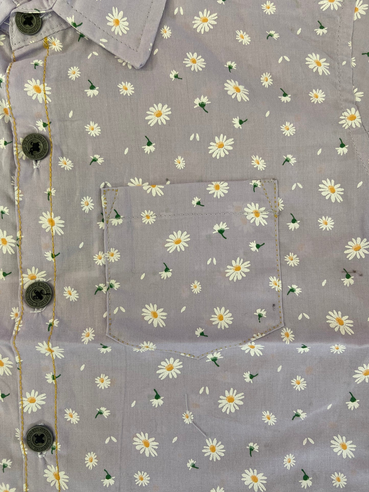 Unisex Kids Cotton Half Sleeve Woven Shirt IP15