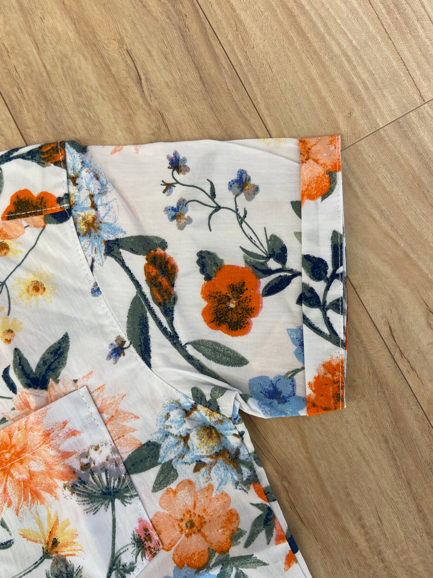 Unisex Kids Cotton Half Sleeve Woven Shirt IP15