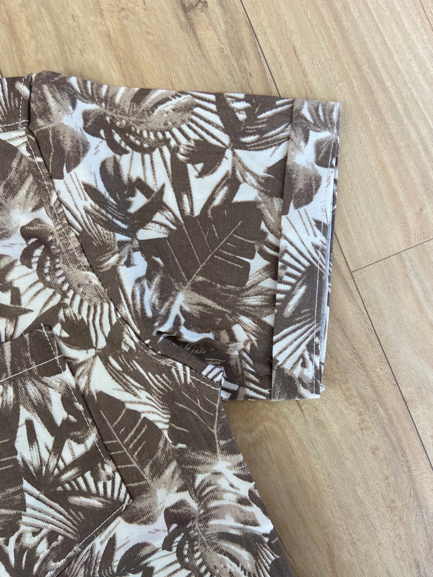 Unisex Kids Cotton Half Sleeve Woven Shirt IP15