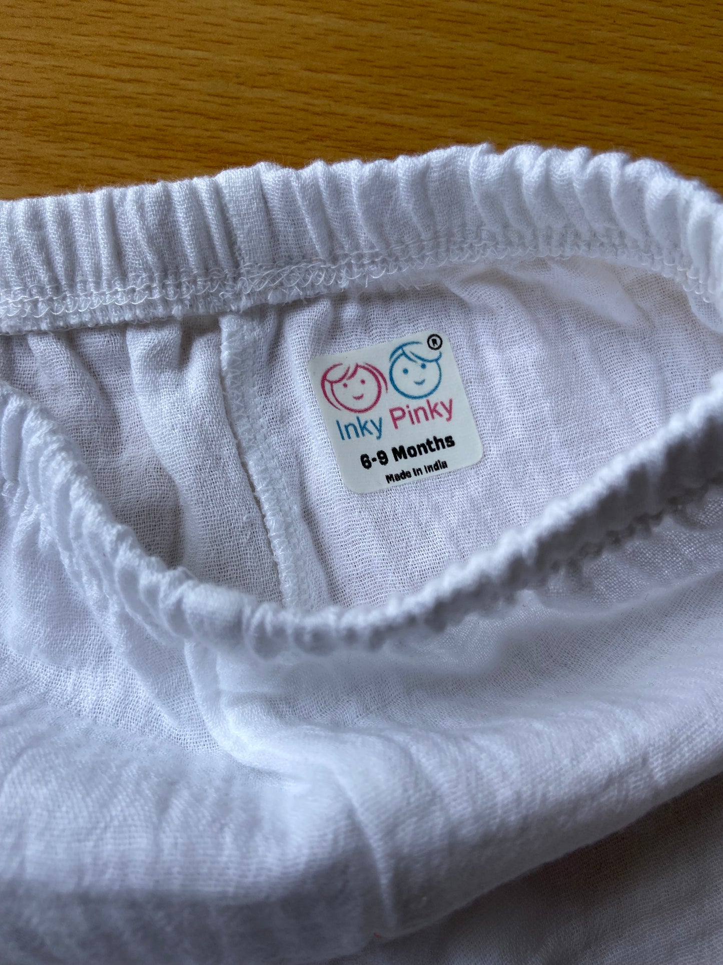 Organic cotton muslin crinkle fabric unisex pant IP22