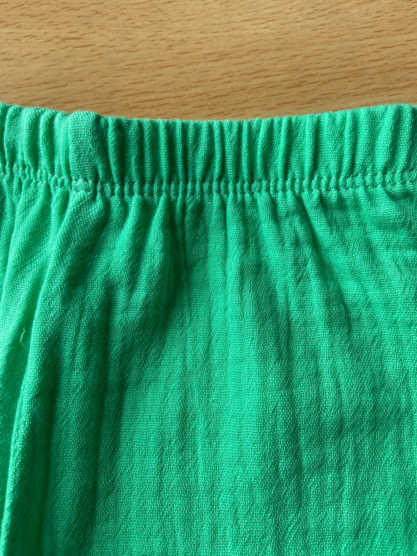 Organic cotton muslin crinkle fabric unisex pant IP22