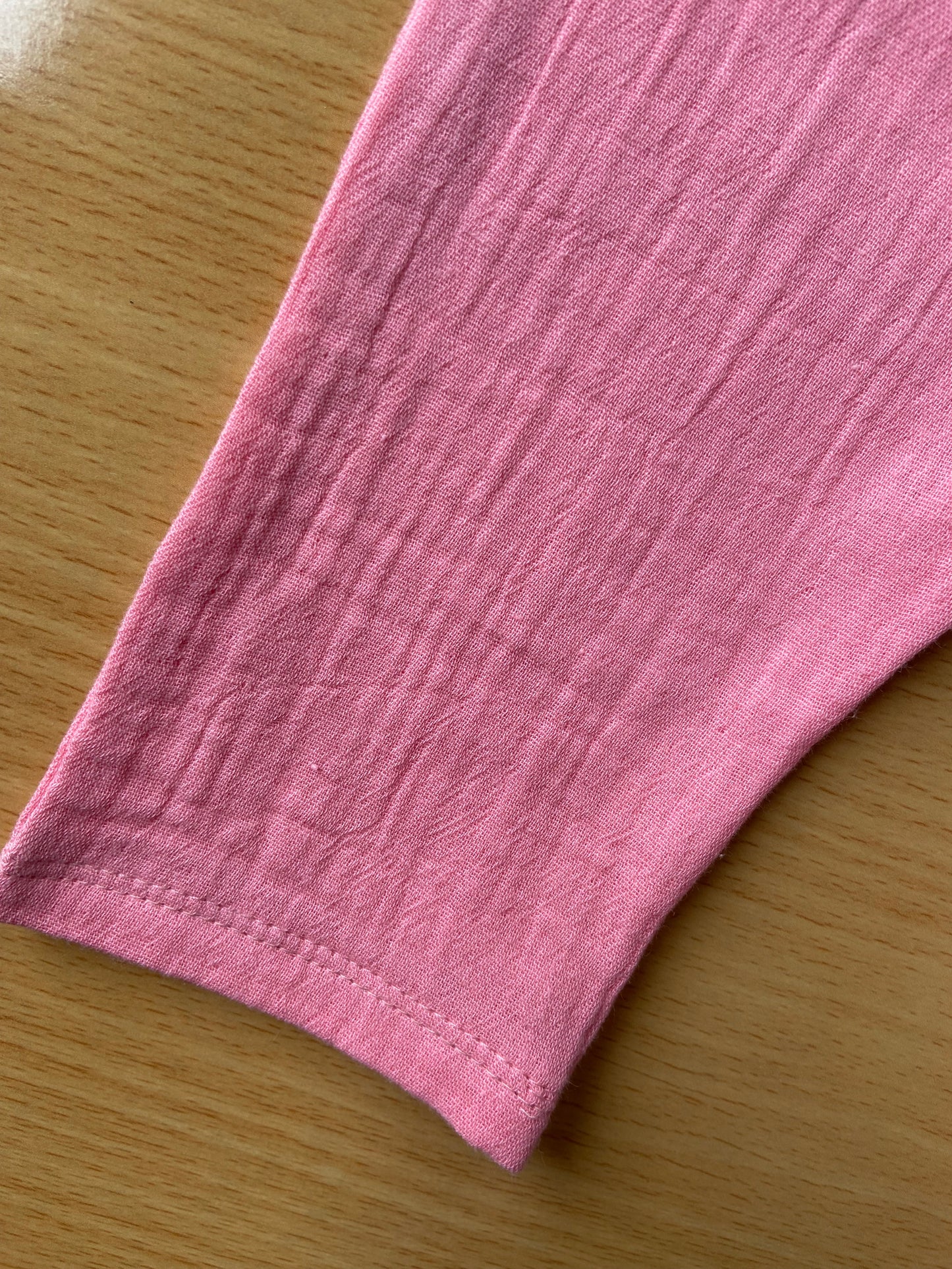 Organic cotton muslin crinkle fabric unisex pant IP22