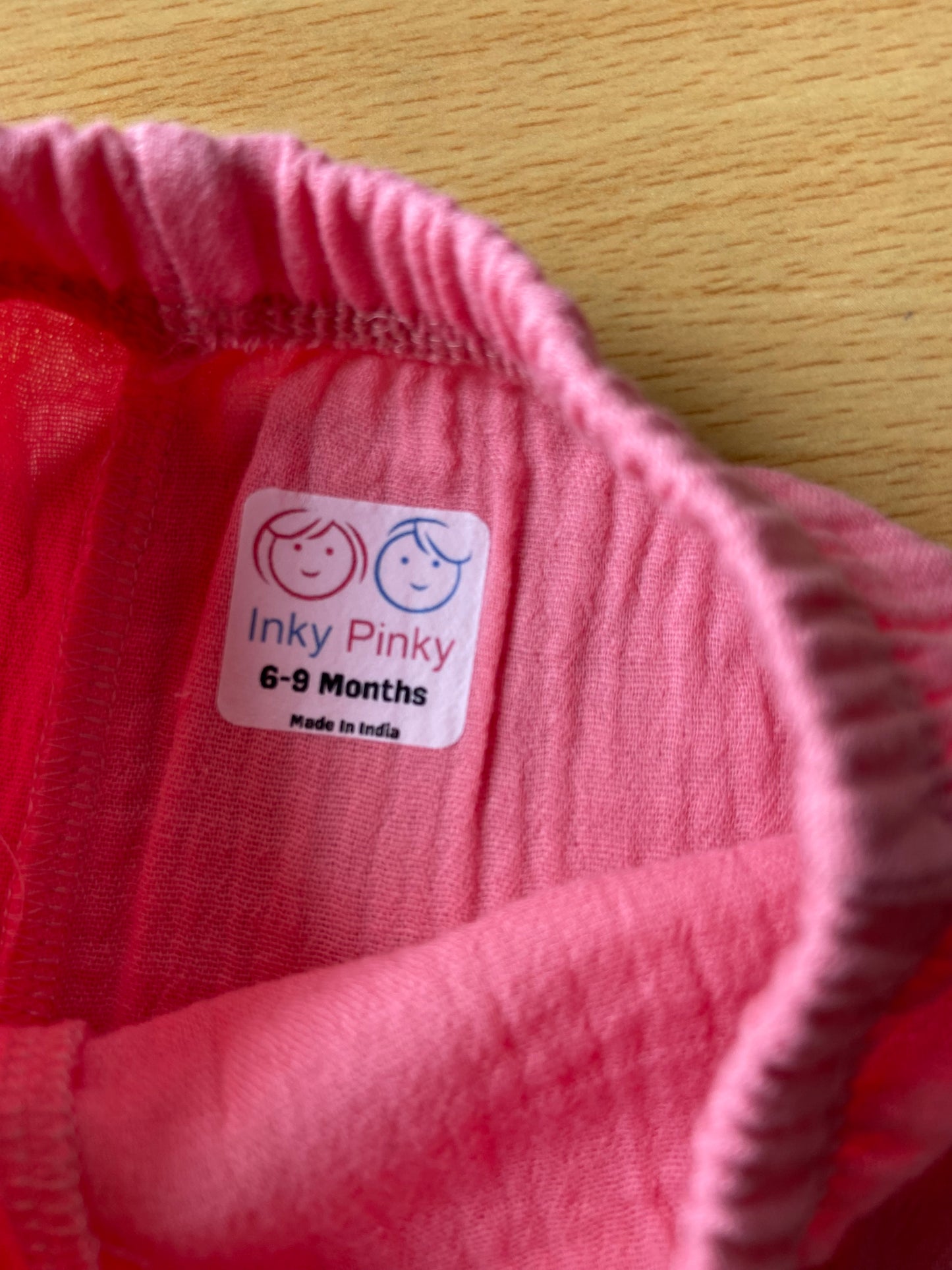 Organic cotton muslin crinkle fabric unisex pant IP22