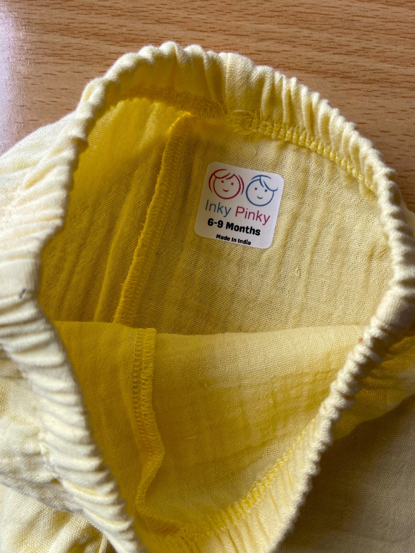 Organic cotton muslin crinkle fabric unisex pant IP22