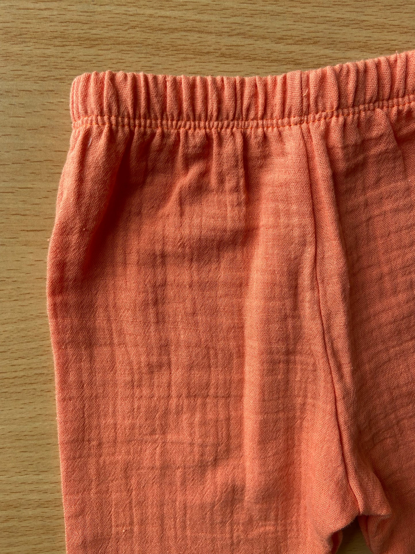 Organic cotton muslin crinkle fabric unisex pant IP22