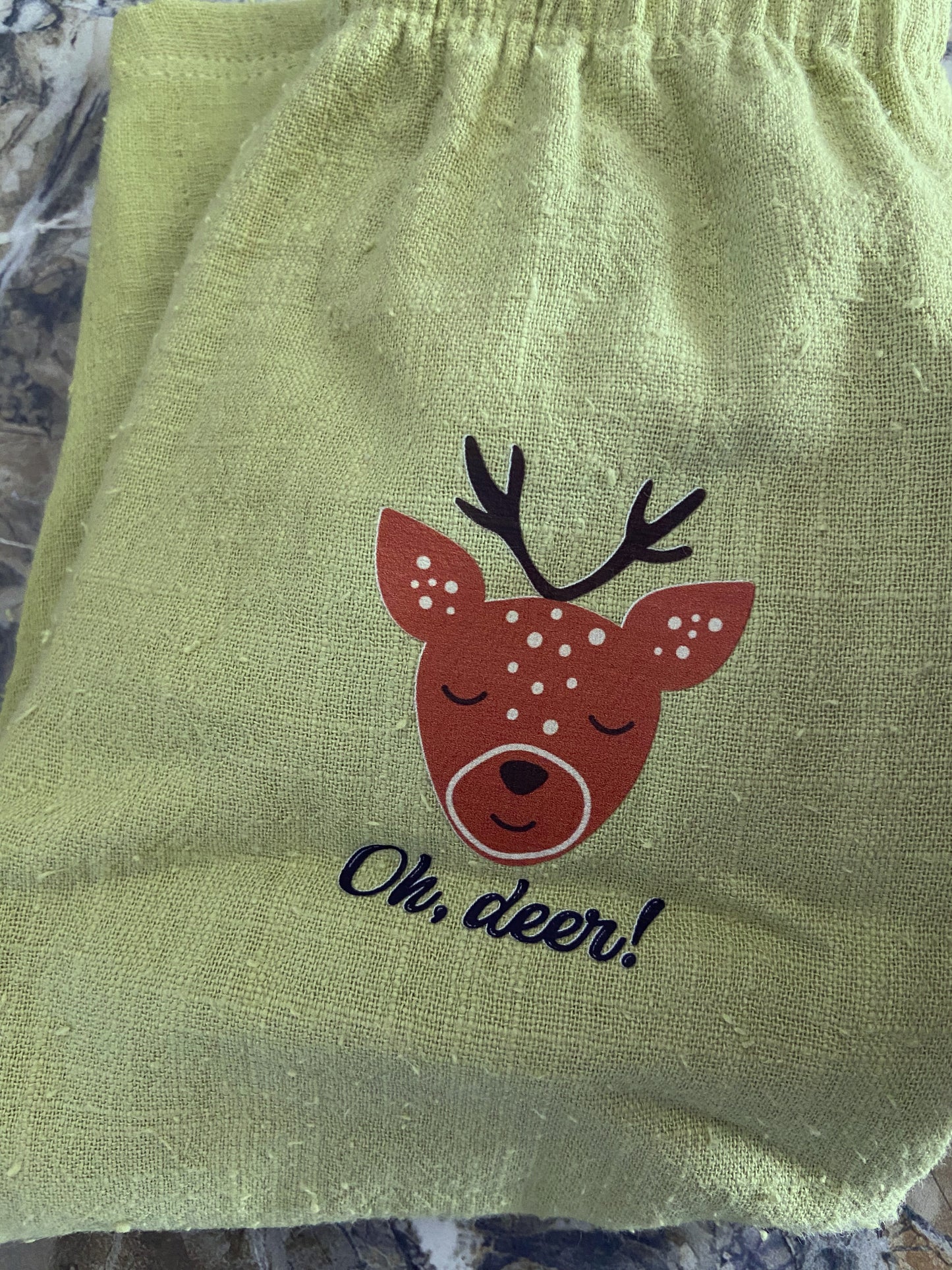 Organic cotton muslin crinkle fabric unisex pant IP22