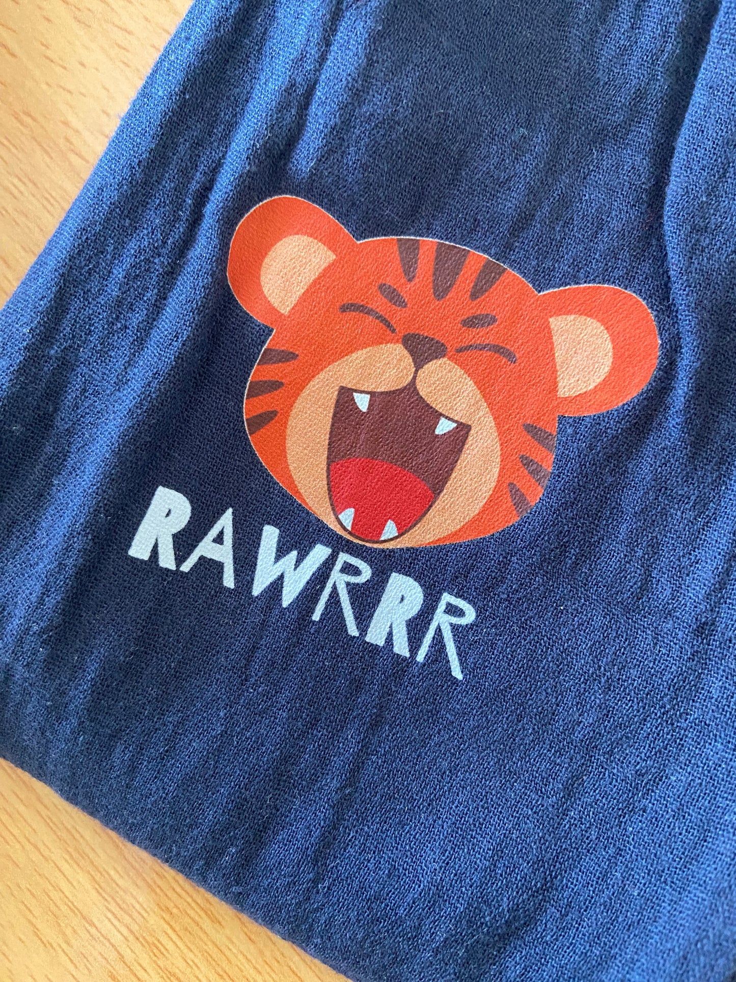 Organic cotton muslin crinkle fabric unisex pant IP22