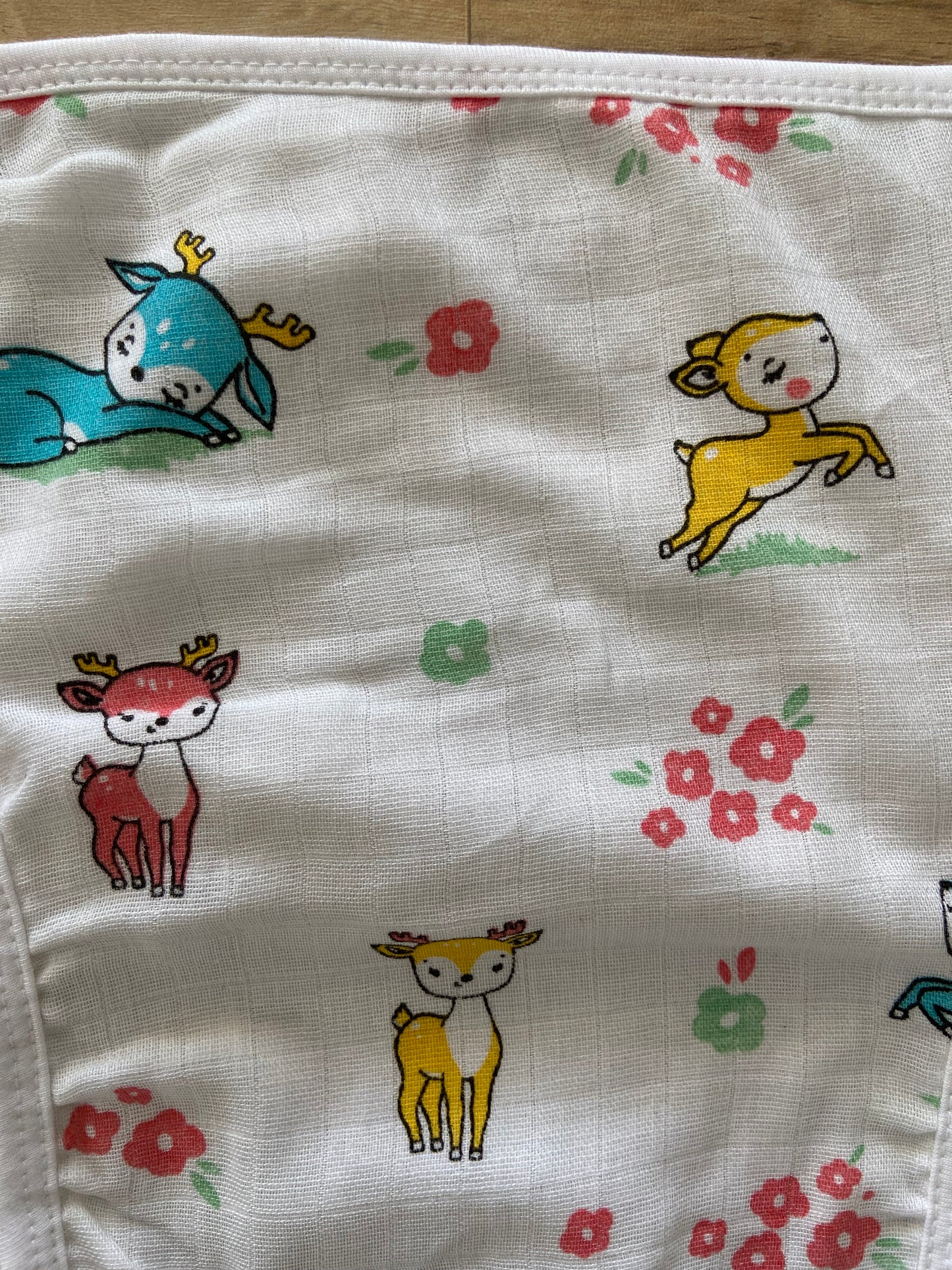 Organic Cotton Muslin 2 Layered Unisex Nappies